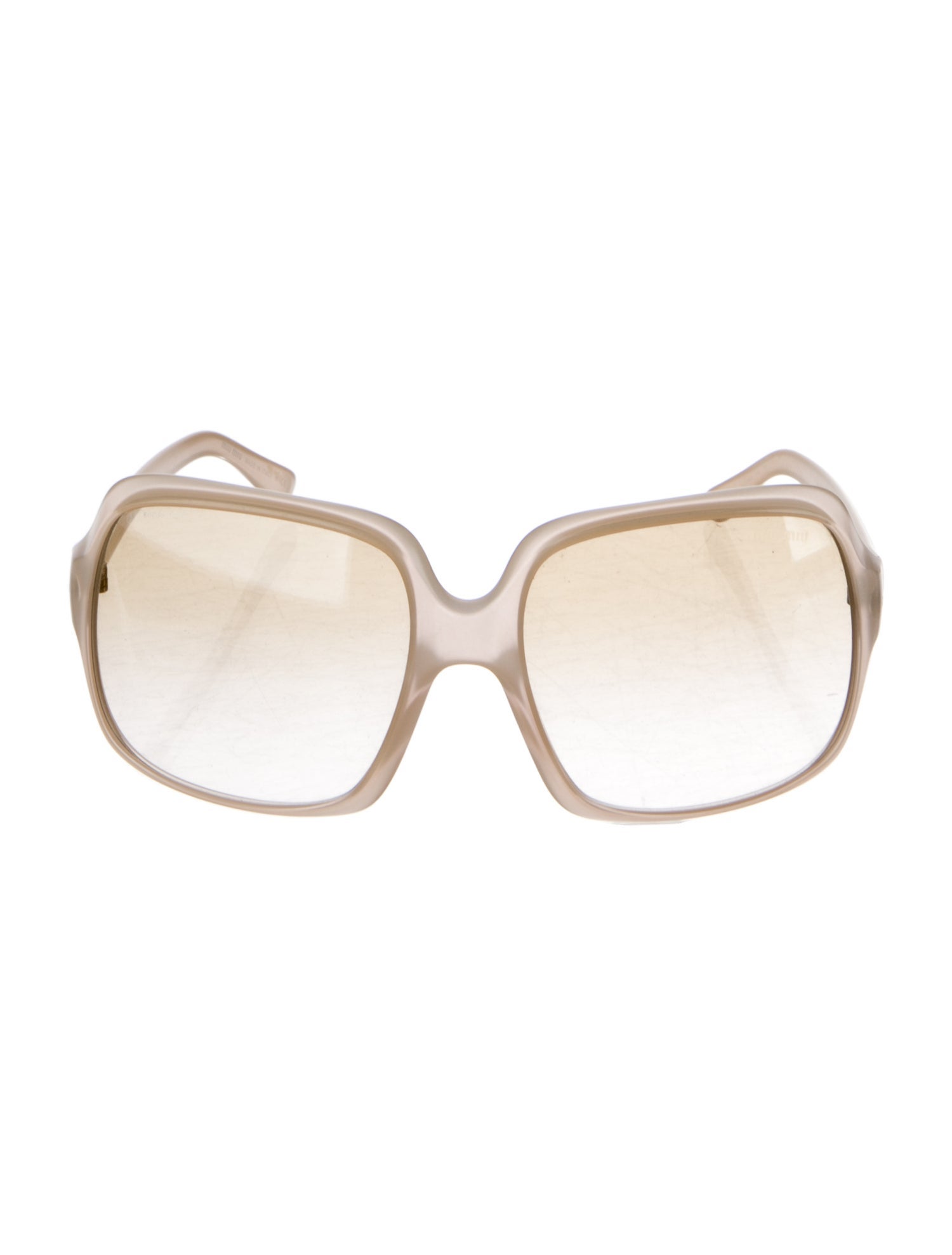 Miu Miu Oversize Tinted Sunglasses