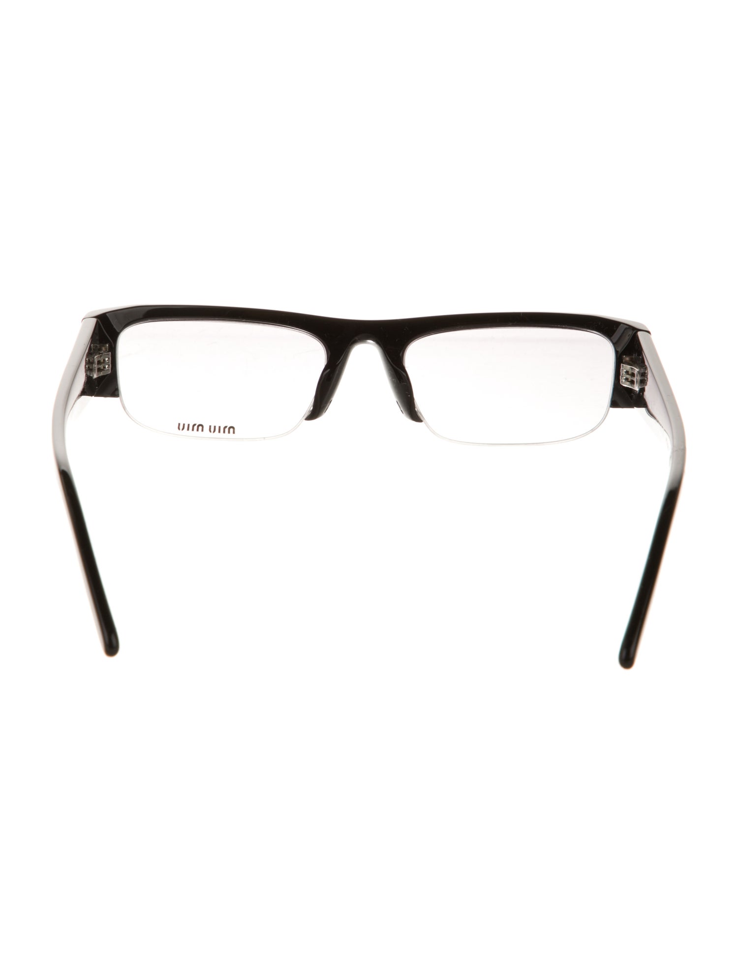 Miu Miu Square Clear Sunglasses