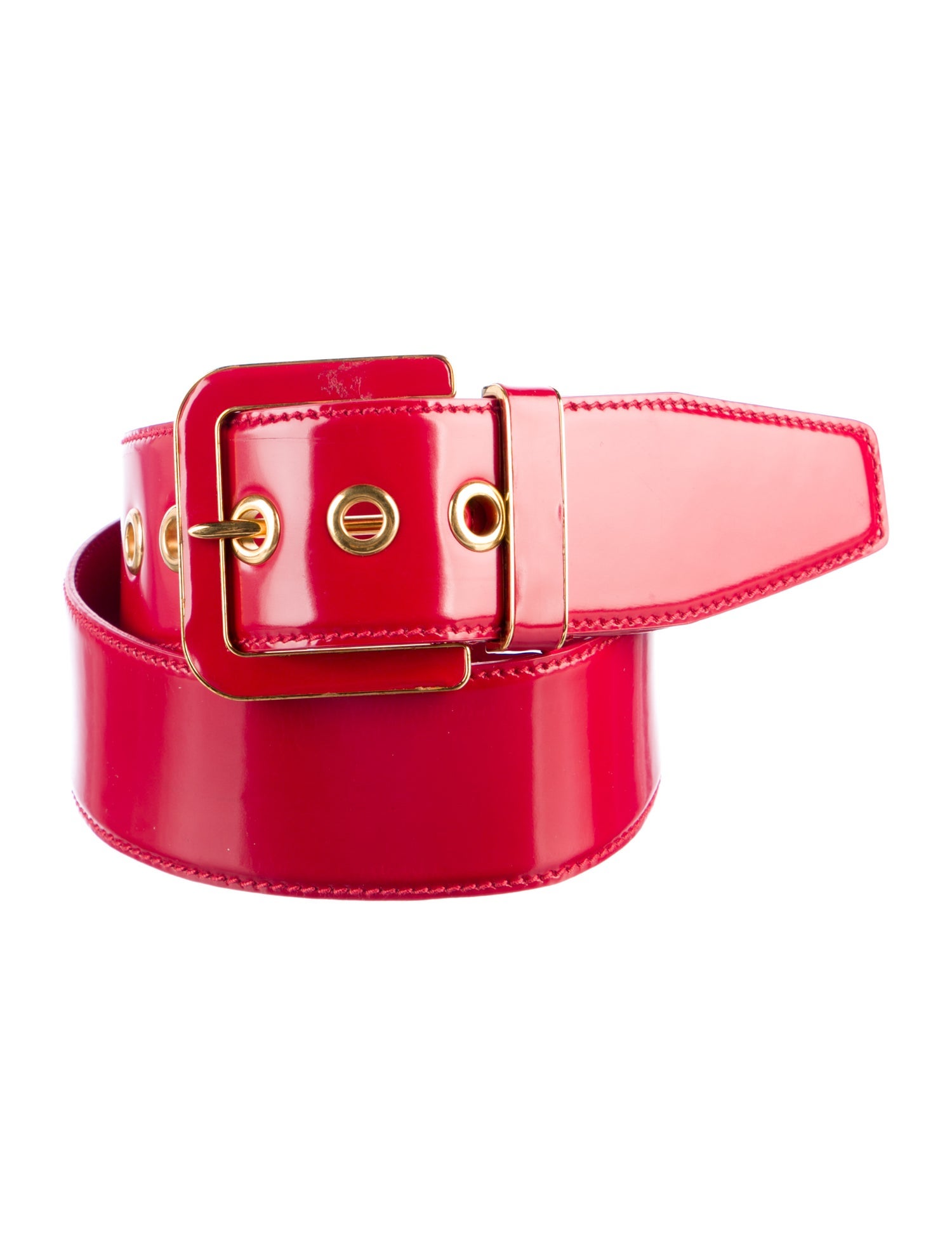 Miu Miu Wide Patent Leather Belt