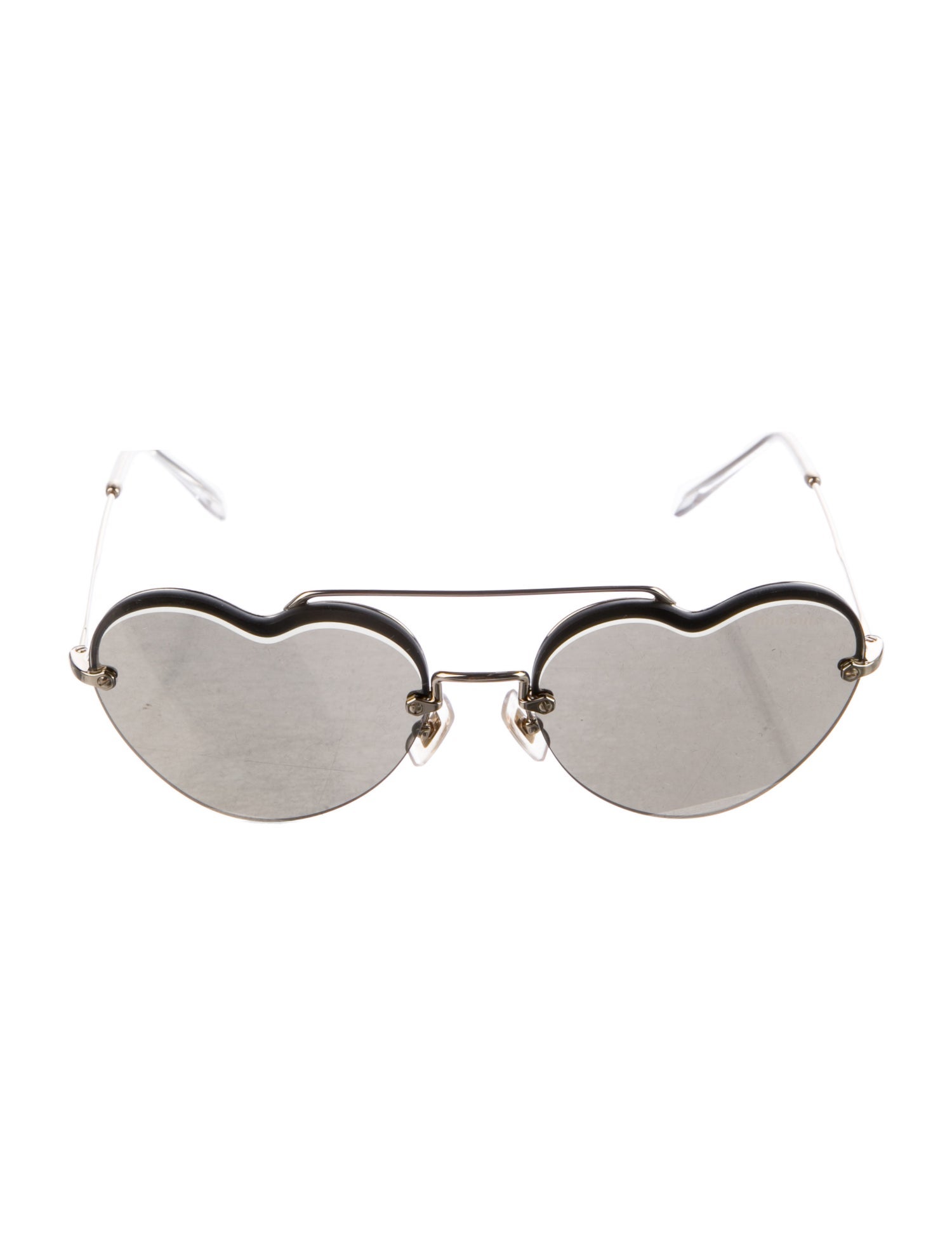 Miu Miu Shield Mirrored Sunglasses