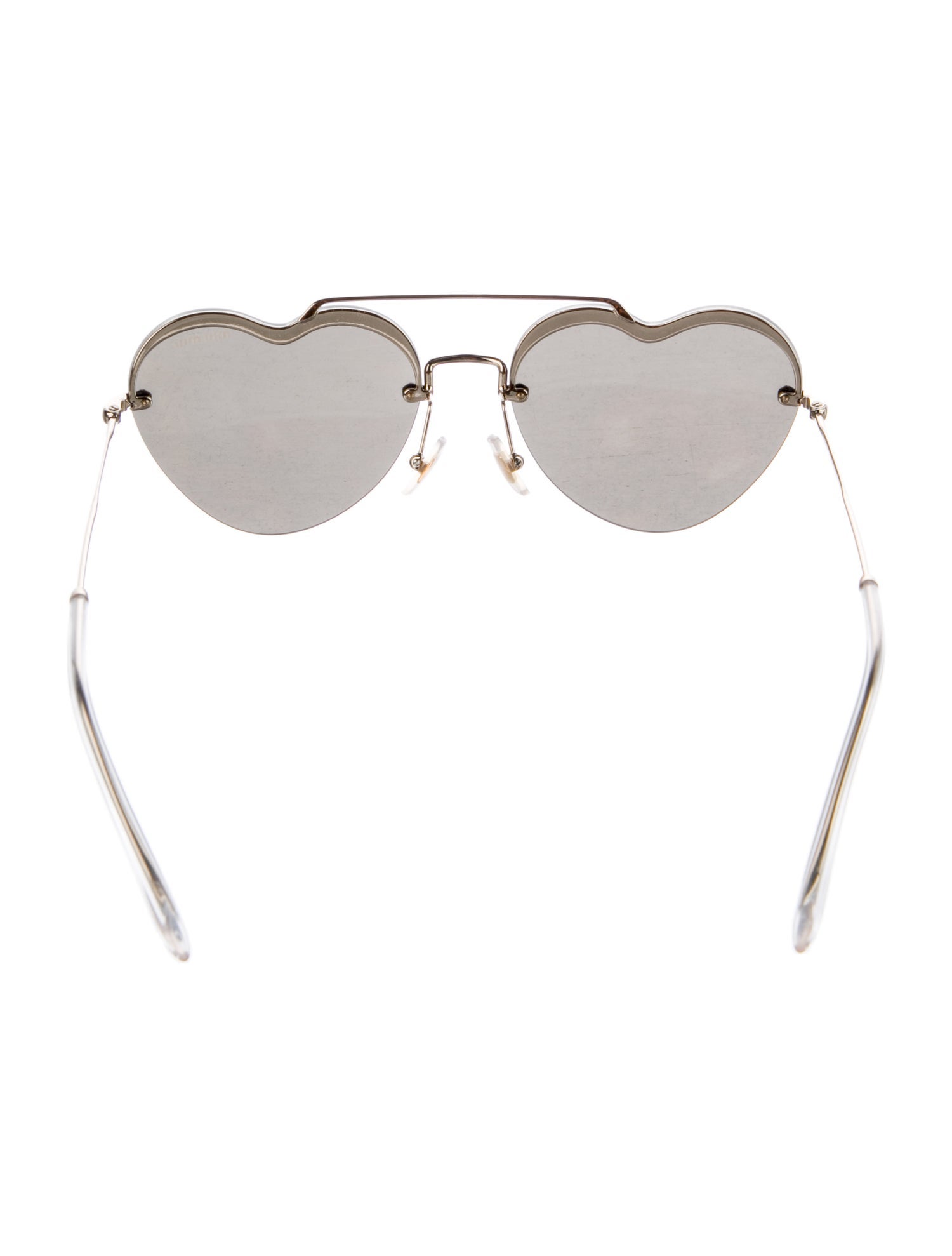 Miu Miu Shield Mirrored Sunglasses