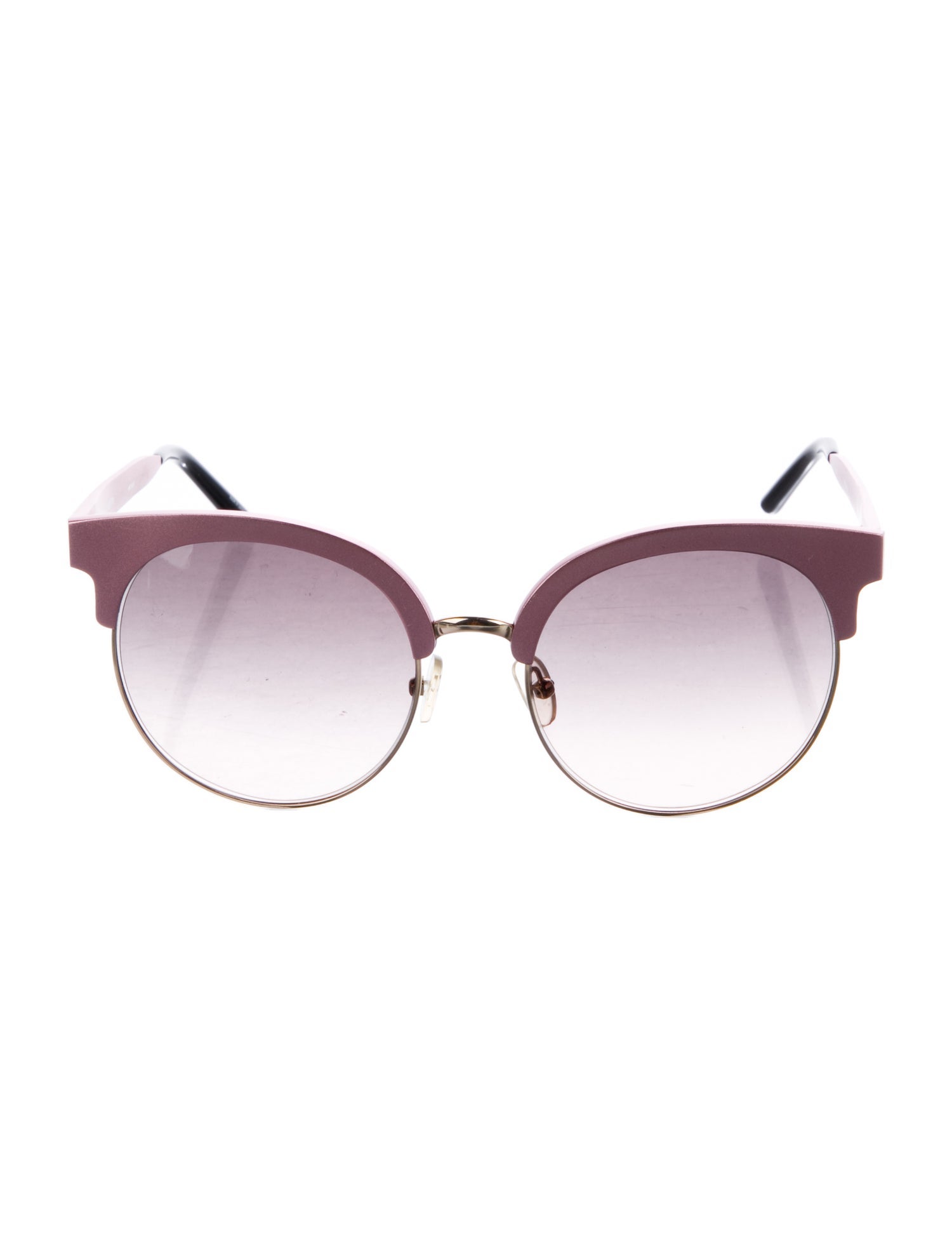 Miu Miu Round Gradient Sunglasses