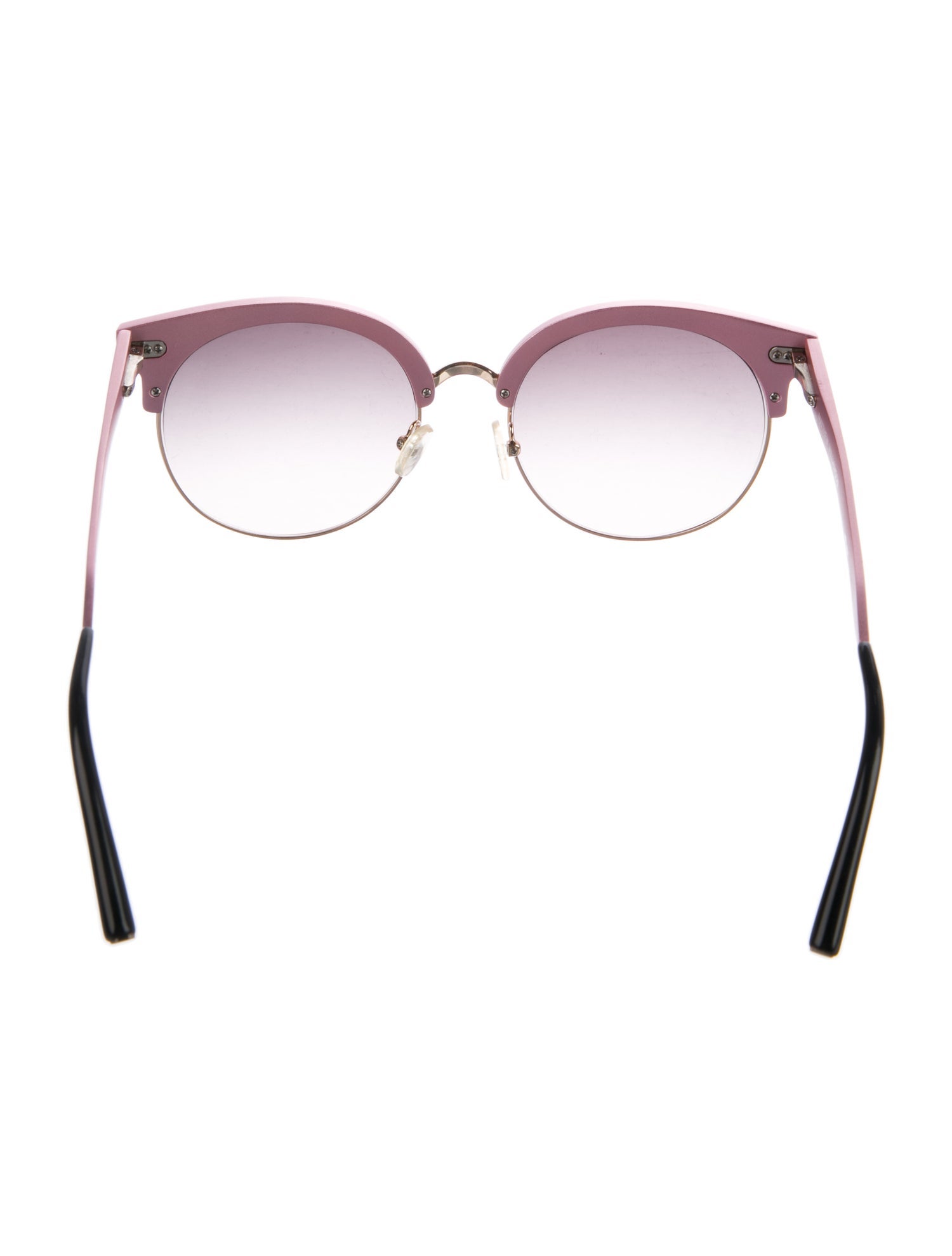 Miu Miu Round Gradient Sunglasses
