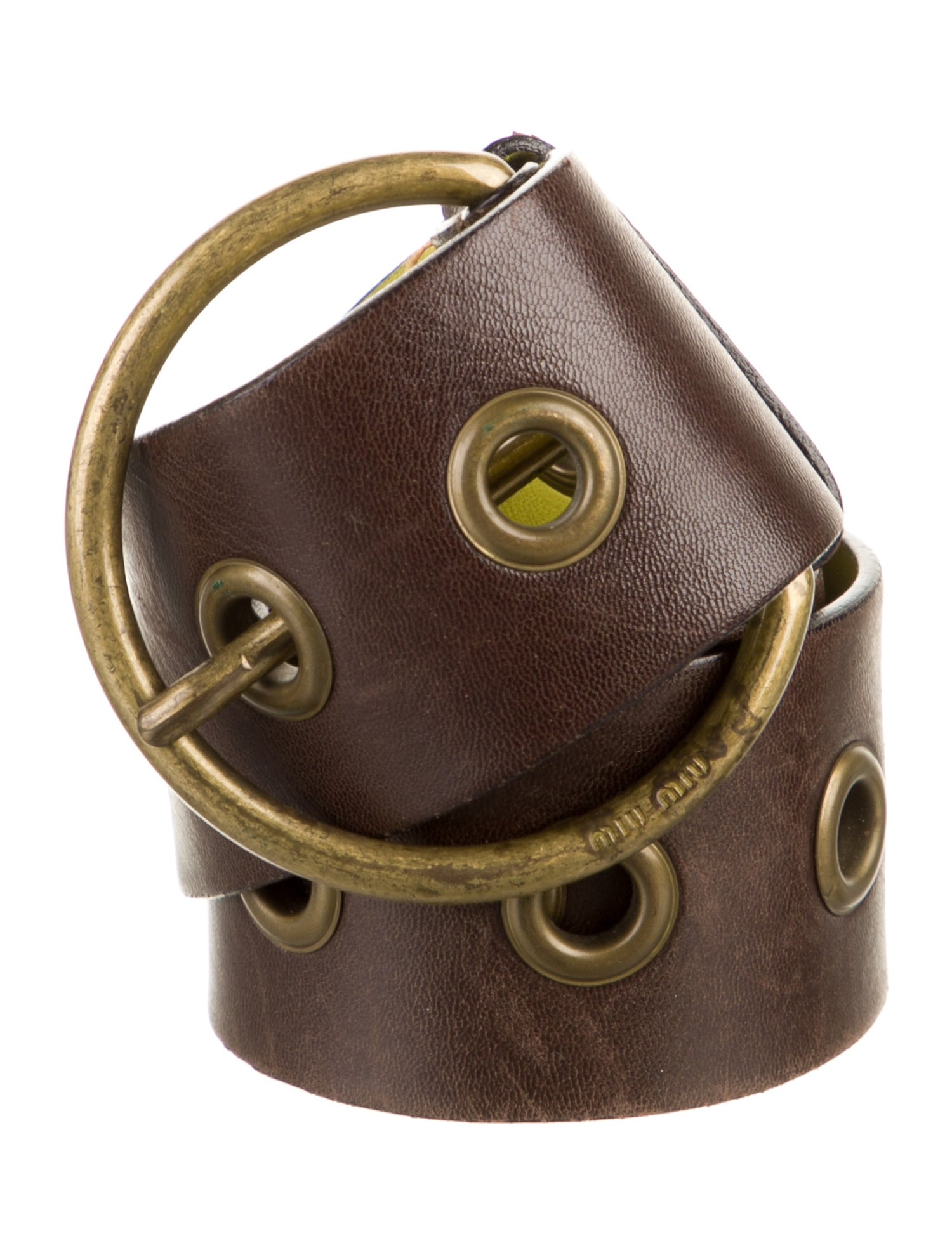 Miu Miu Leather Waist Belt