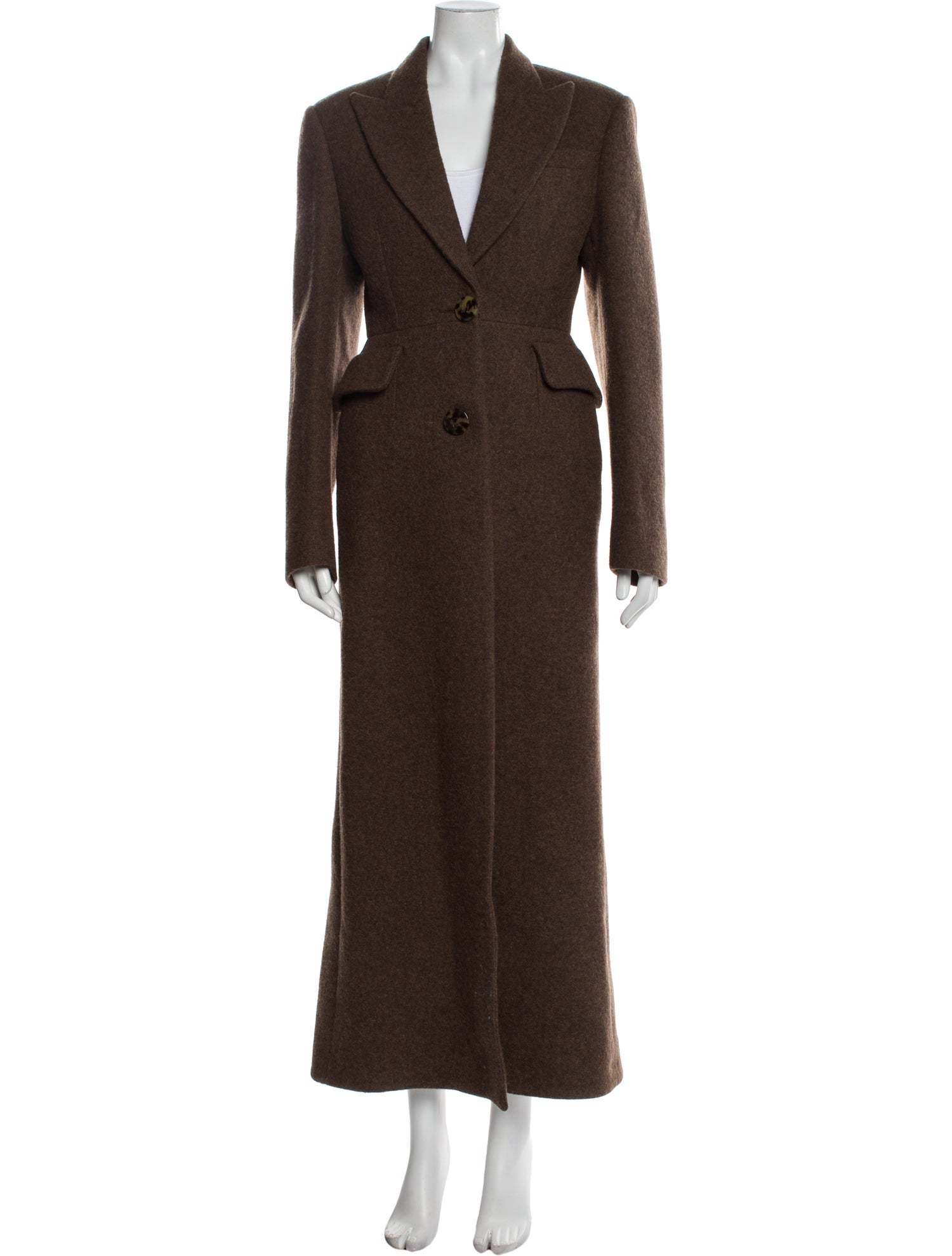 Miu Miu 2020 Wool Faux Fur Coat