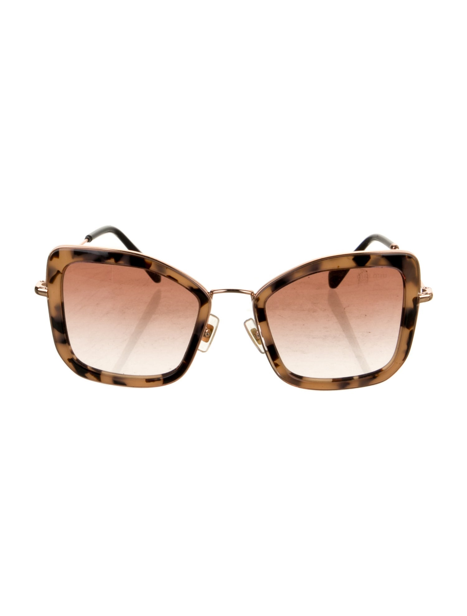 Miu Miu Oversize Gradient Sunglasses