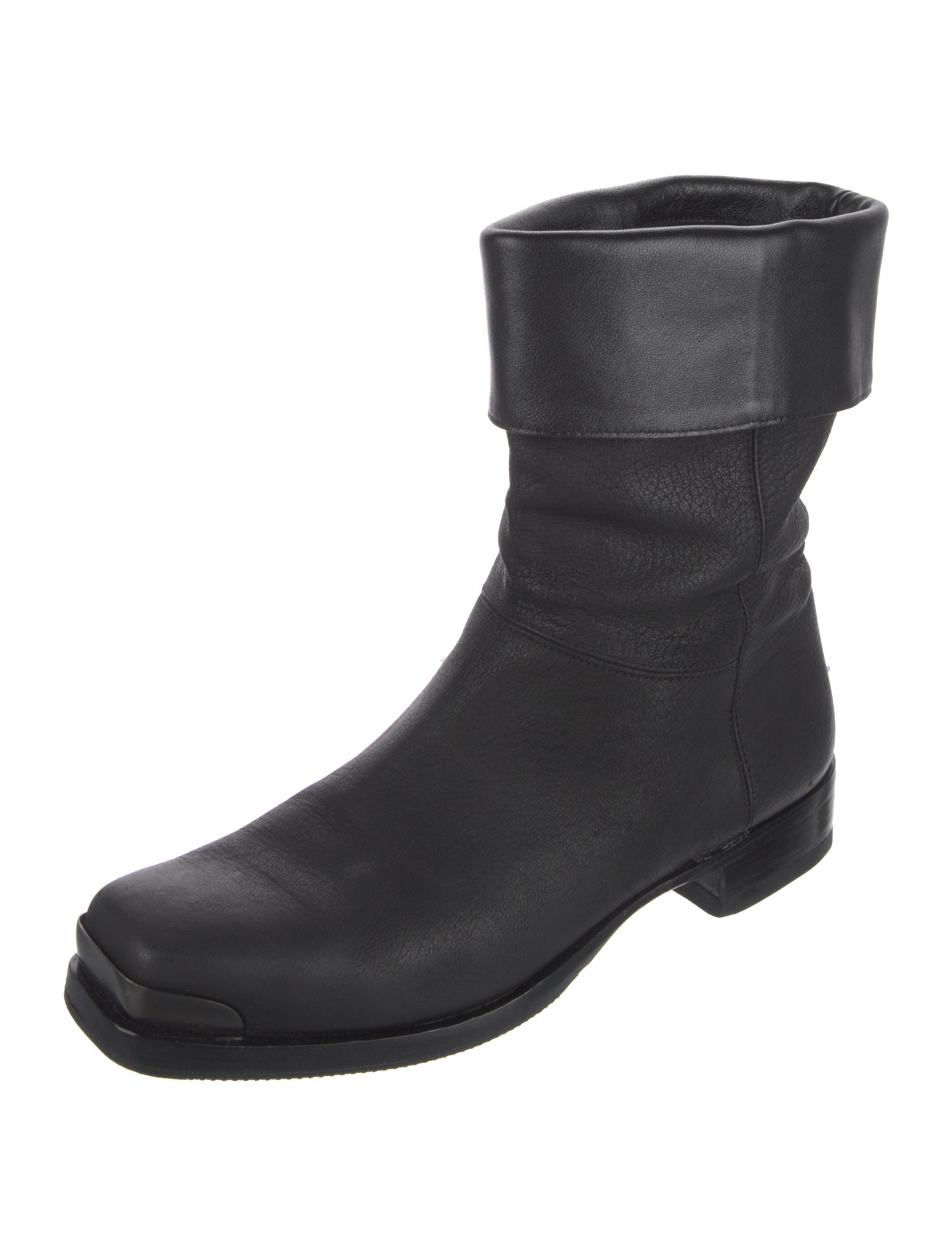 Miu Miu Leather Moto Boots