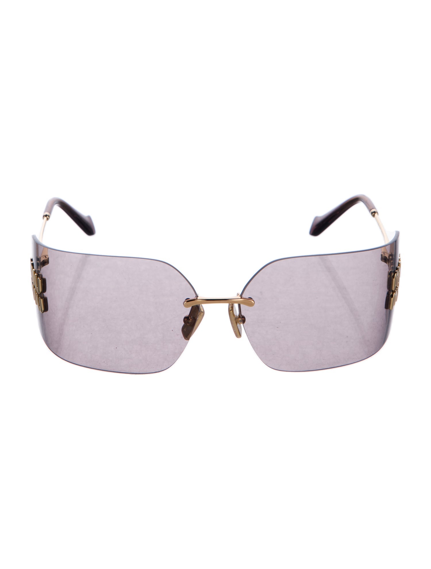 Miu Miu Oversize Tinted Sunglasses