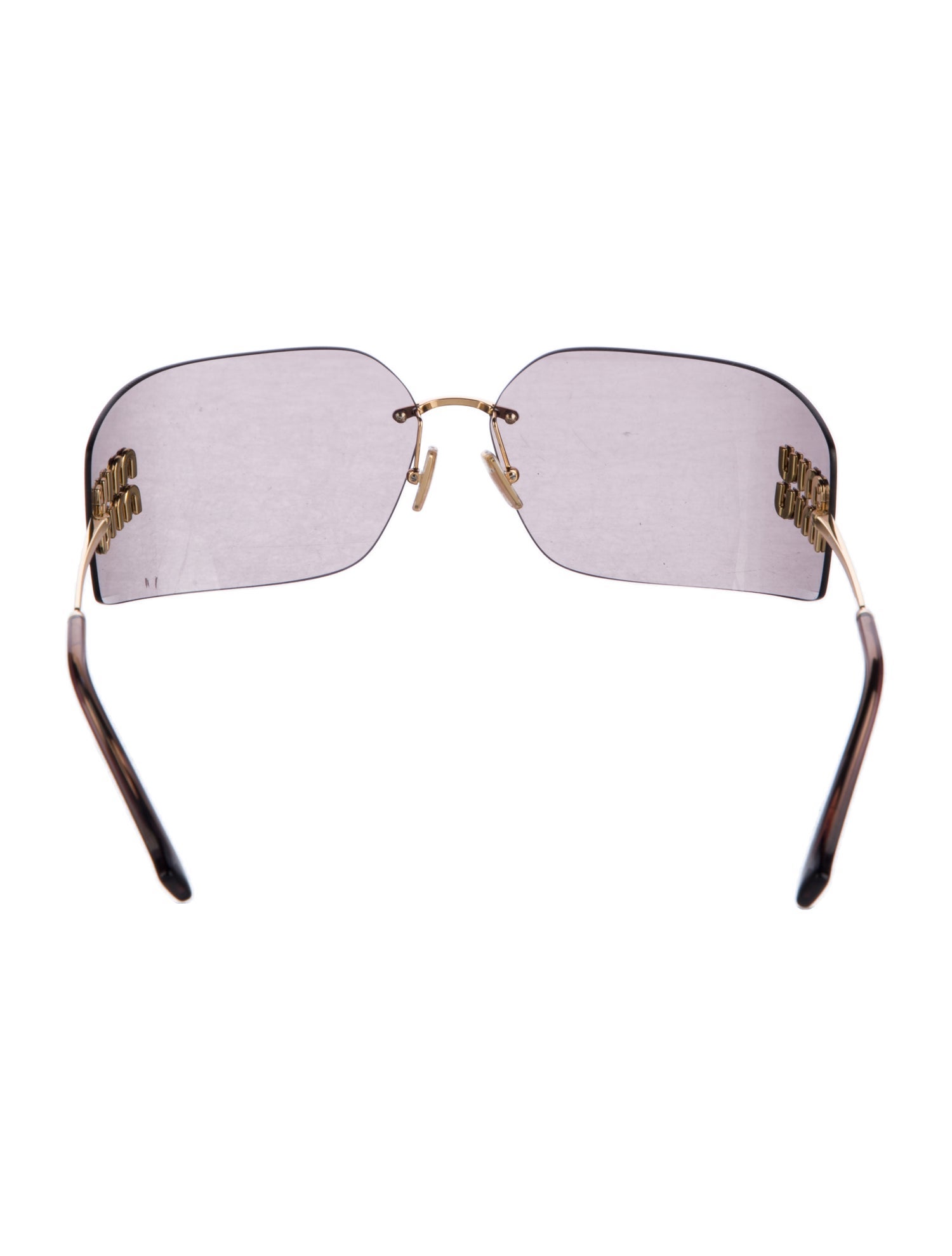 Miu Miu Oversize Tinted Sunglasses