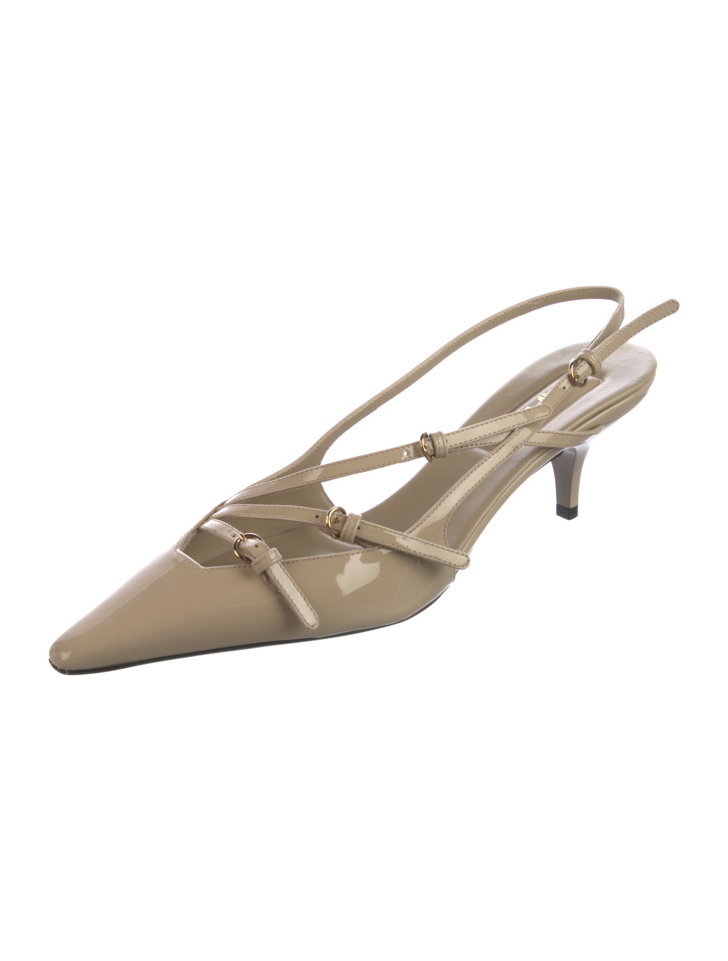 Miu Miu Patent Leather Slingback Pumps