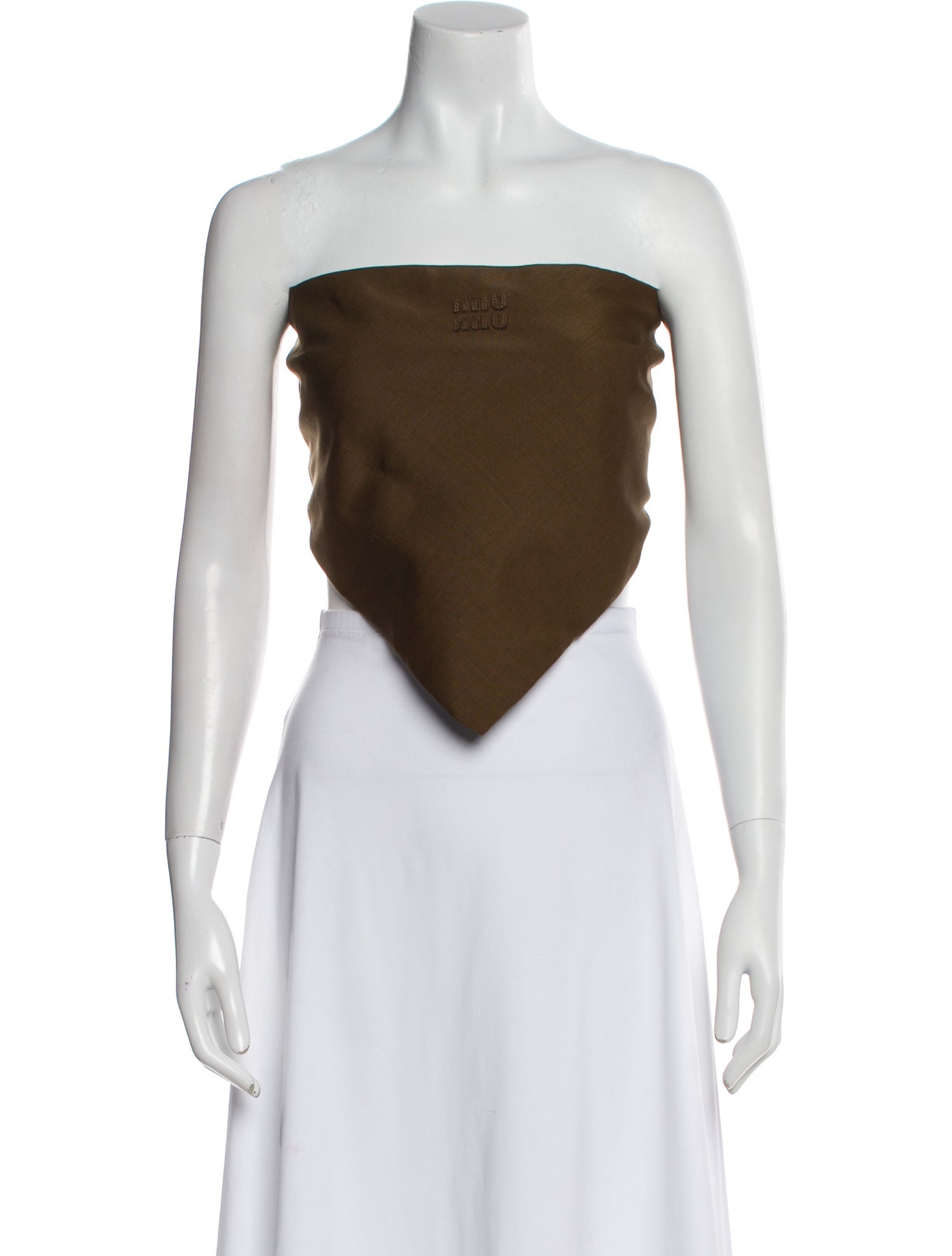 Miu Miu 2024 Mohair Crop Top