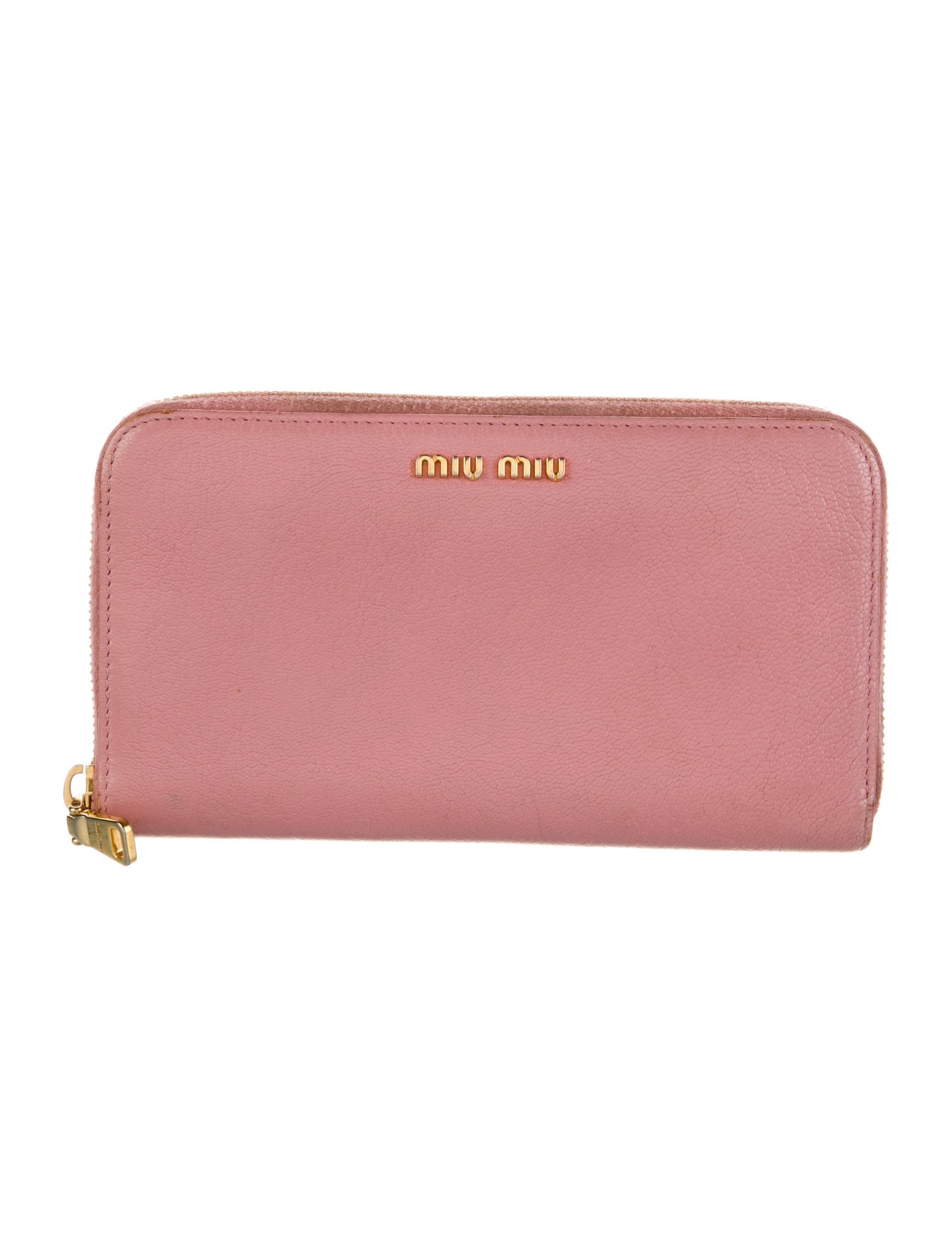 Miu Miu Signature Logo Leather Continental Wallet
