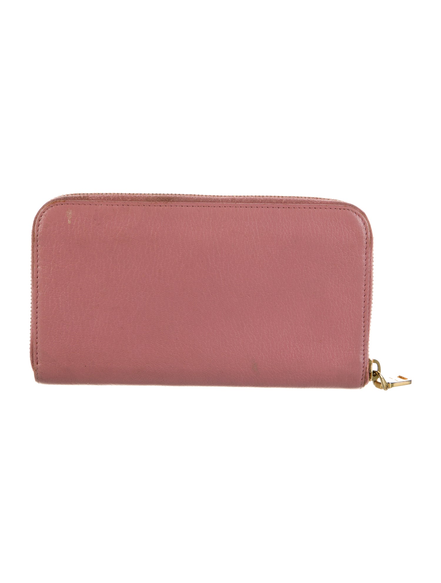 Miu Miu Signature Logo Leather Continental Wallet