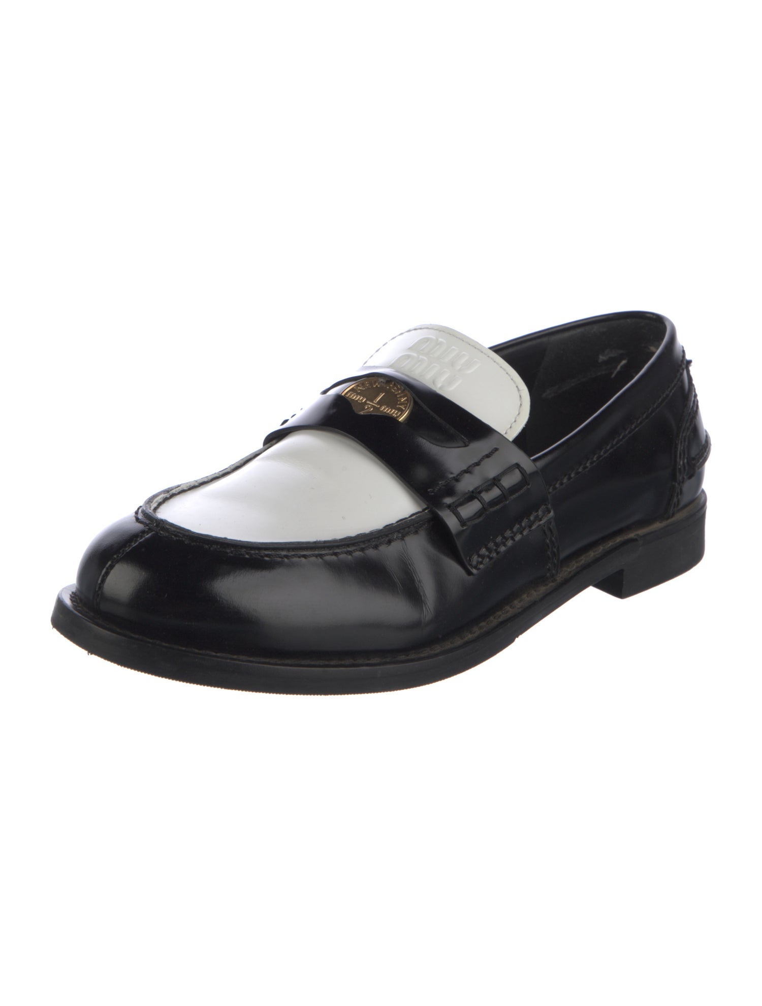 Miu Miu Leather Loafers