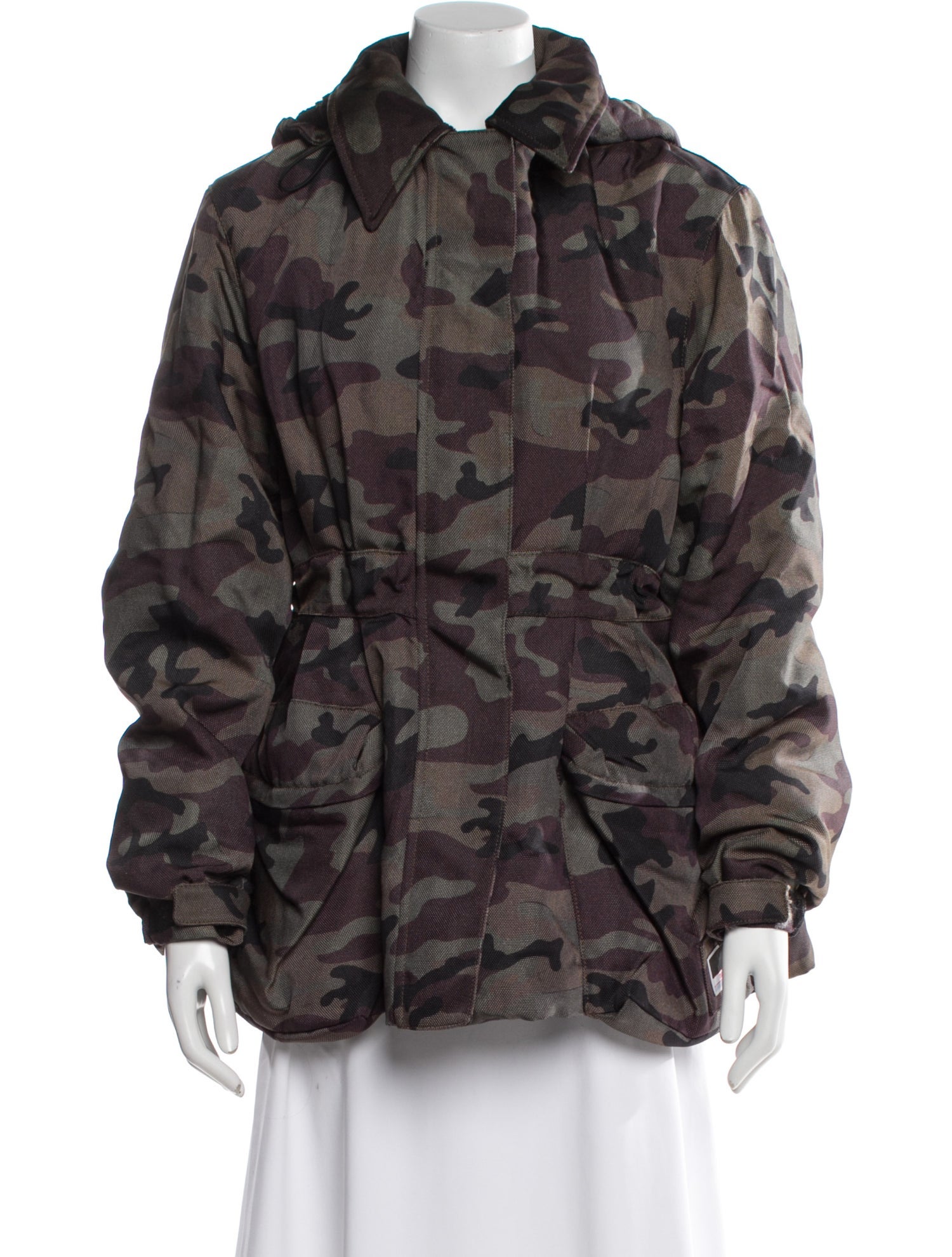 Miu Miu 2019 Camouflage Print Coat