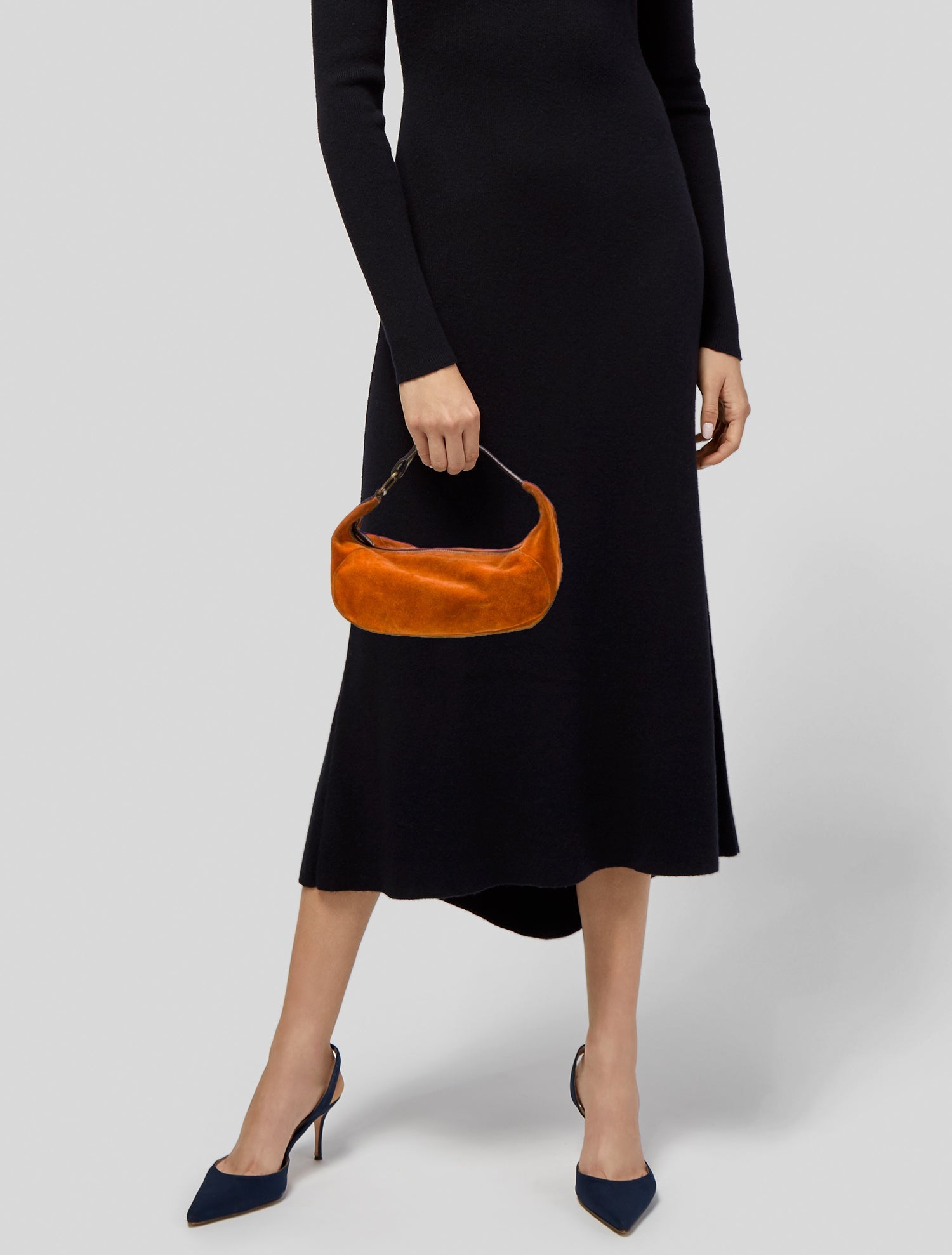 Miu Miu Suede Top Handle Bag Vintage