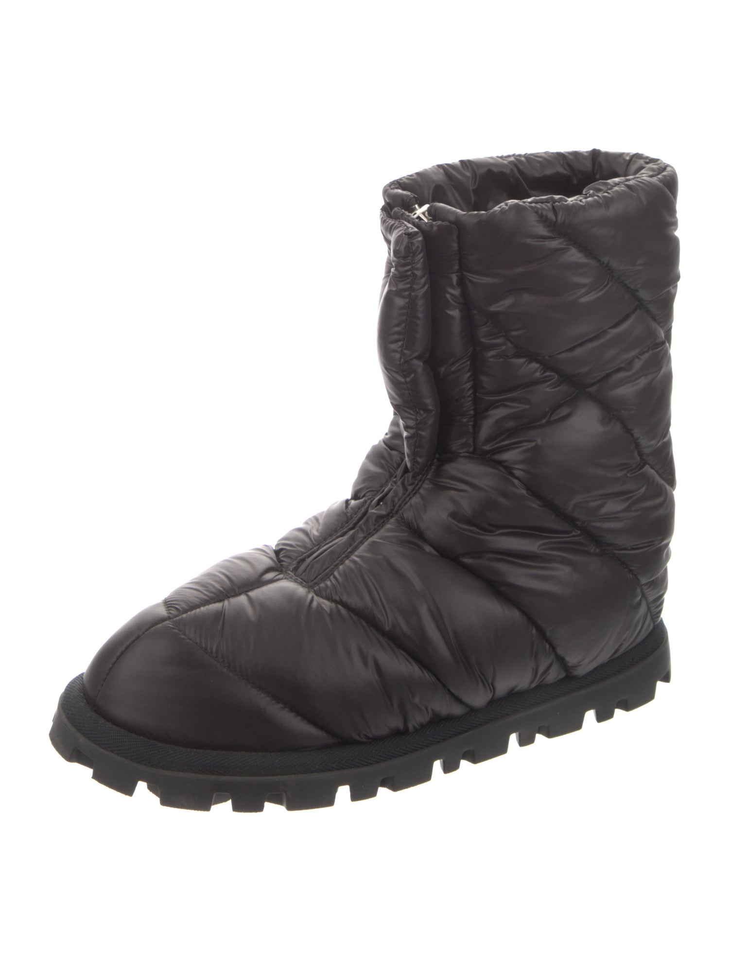 Miu Miu Nylon Combat Boots