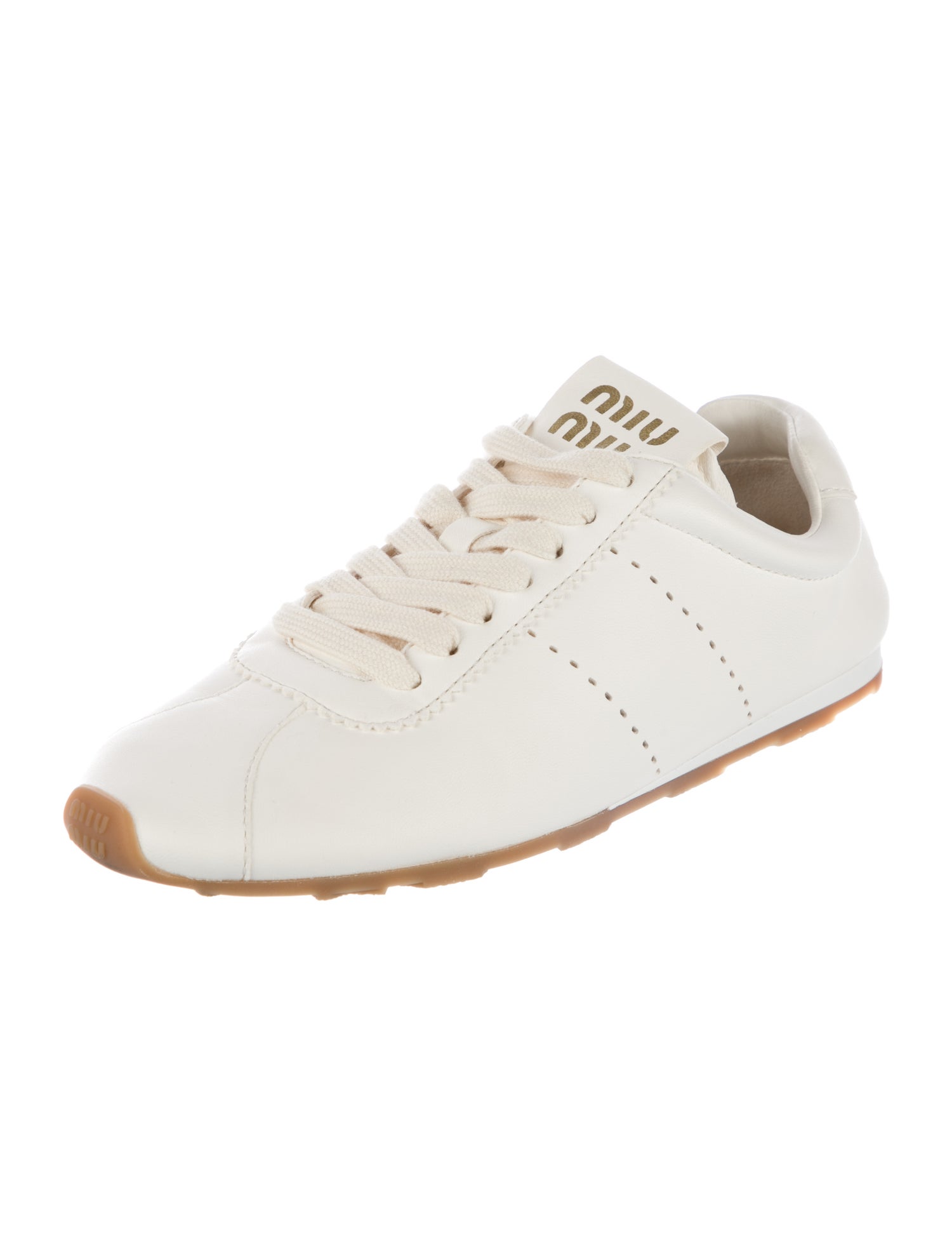Miu Miu Leather Sneakers