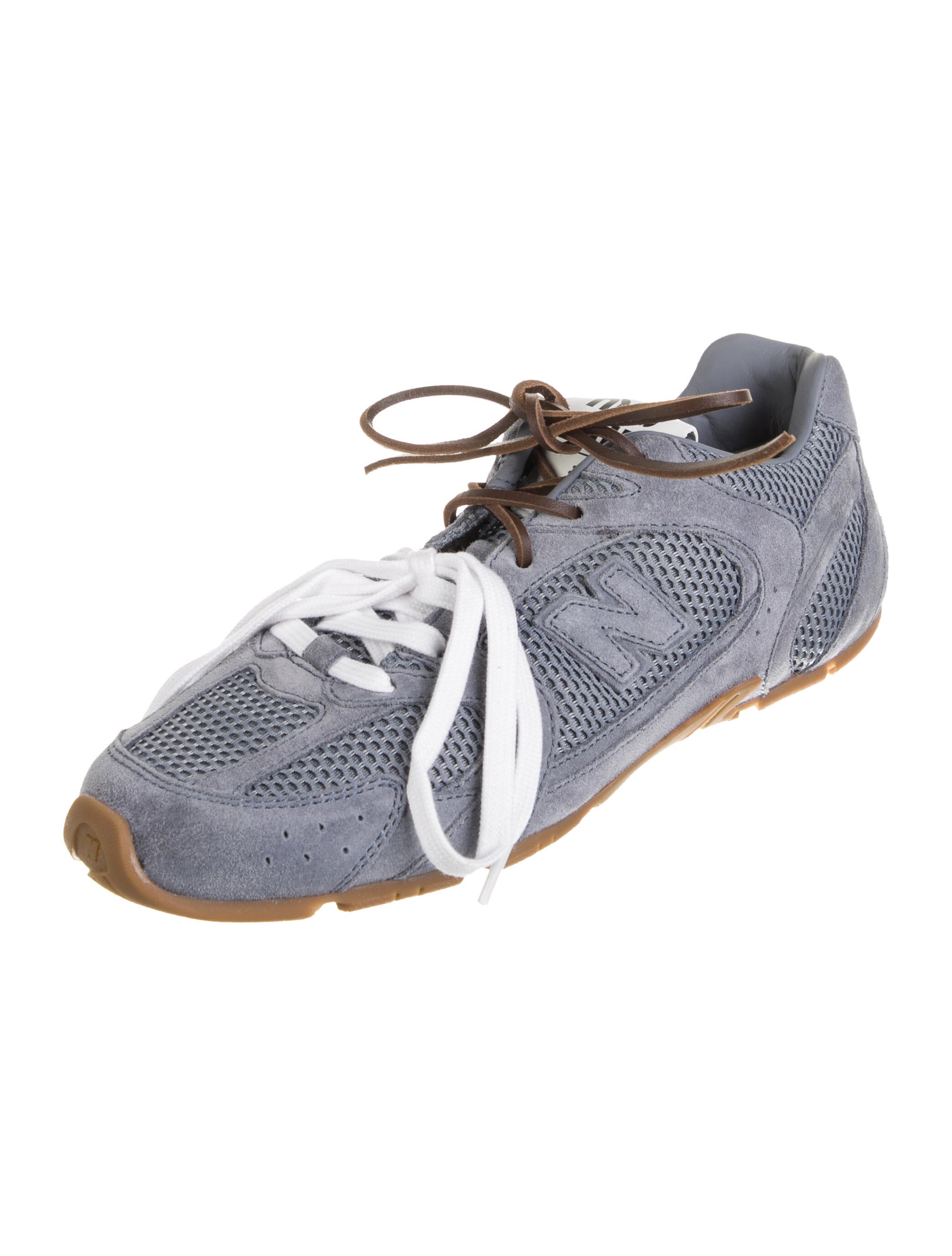 Miu Miu Suede Printed Sneakers