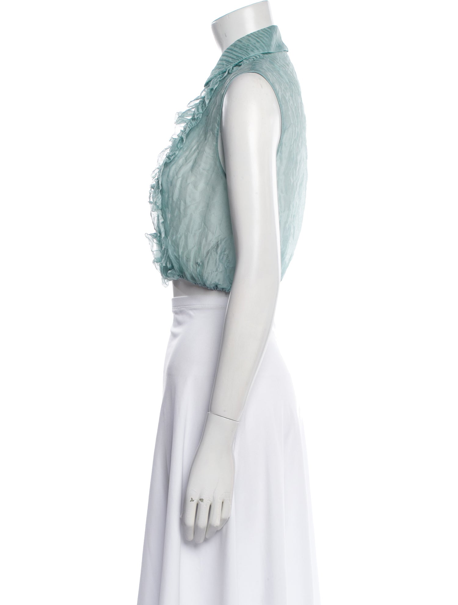 Miu Miu 2015 Sleeveless Crop Top