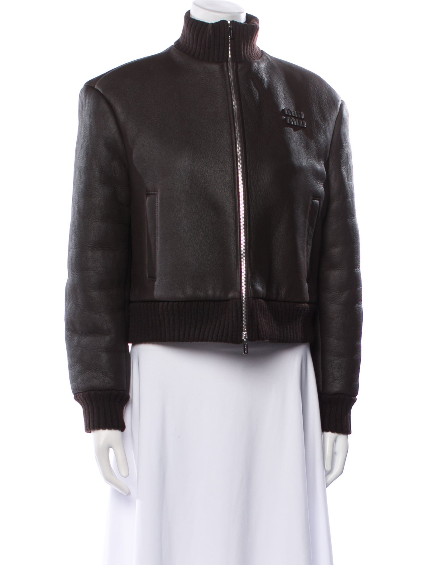 Miu Miu 2025 Wool Biker Jacket