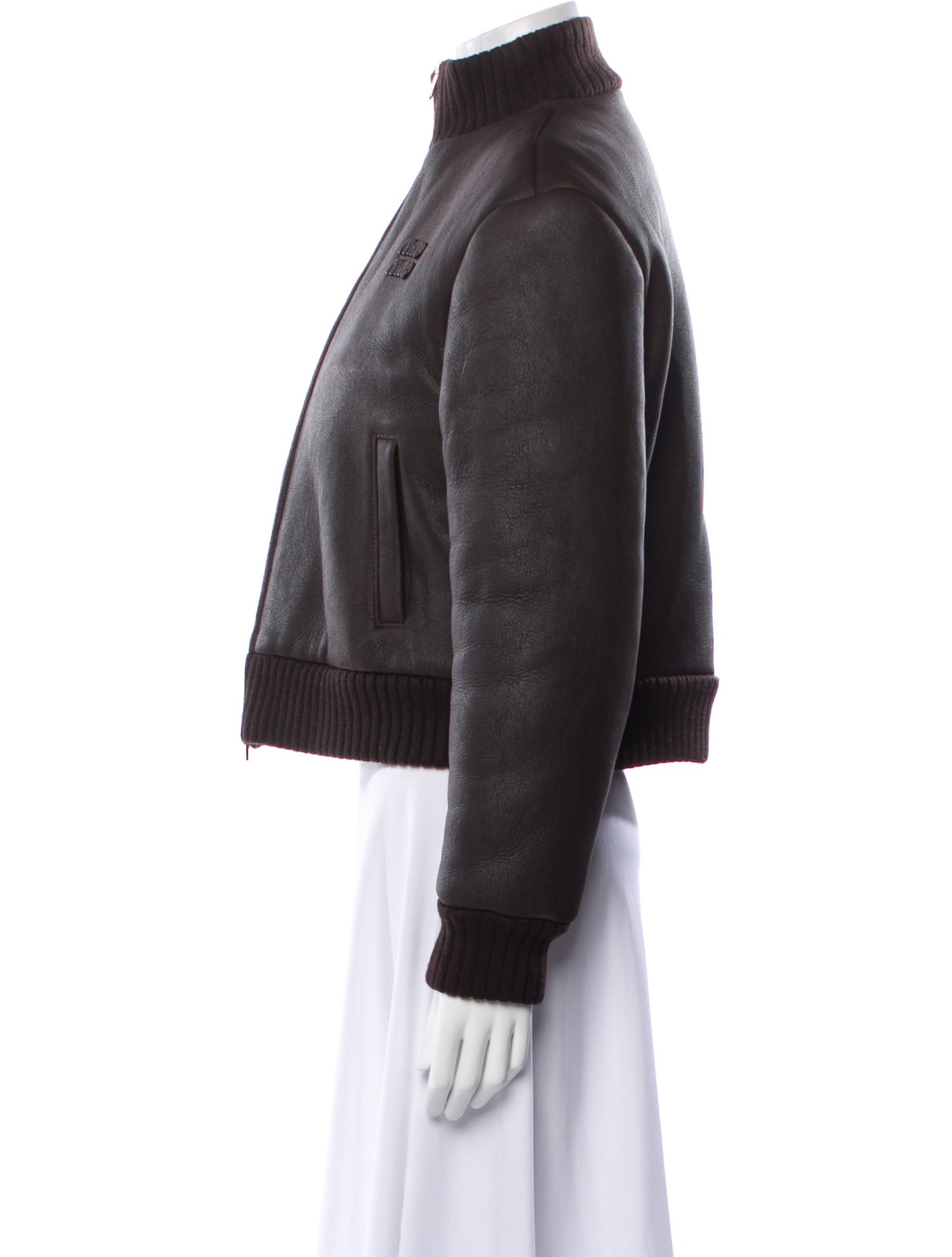 Miu Miu 2025 Wool Biker Jacket