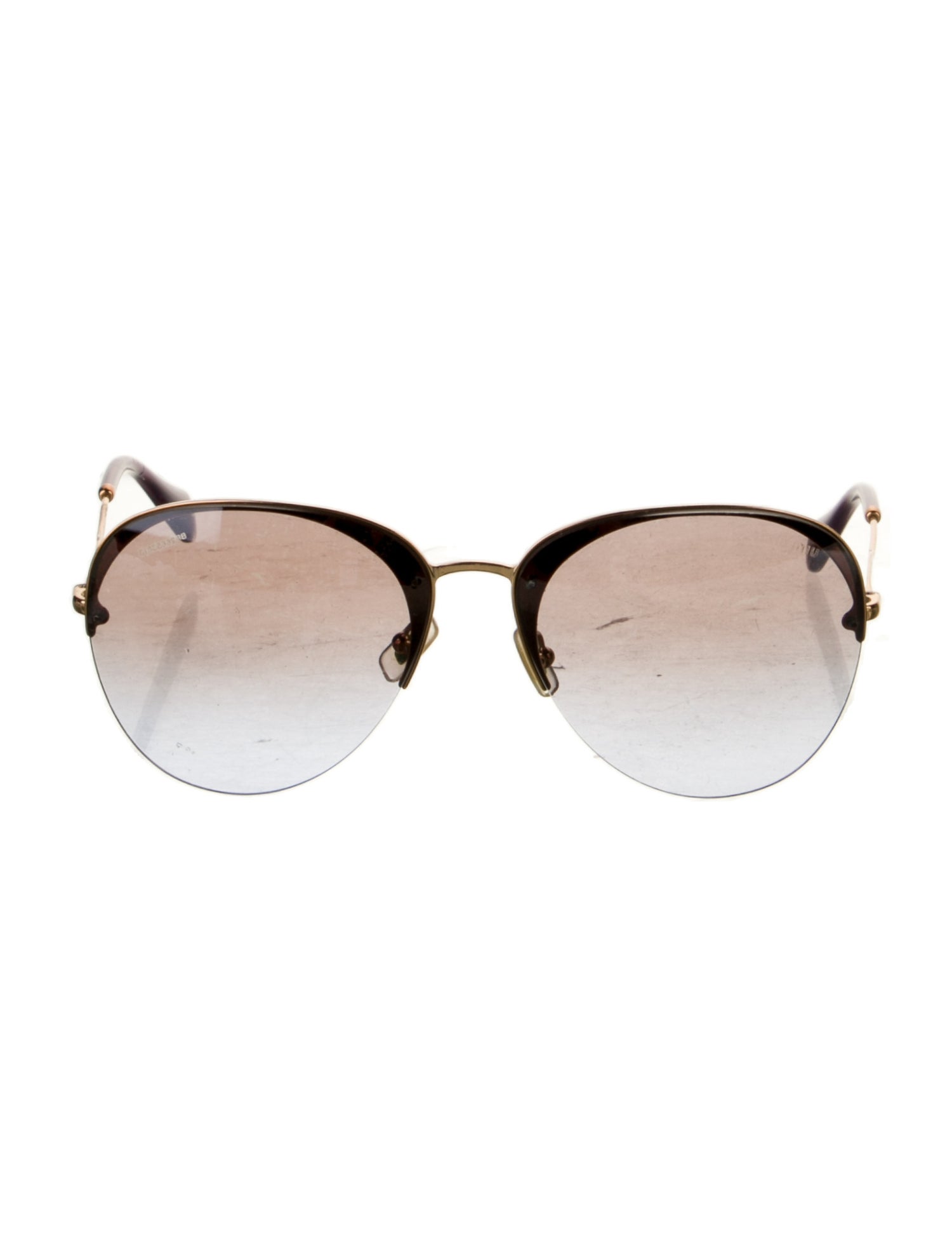 Miu Miu Aviator Gradient Sunglasses