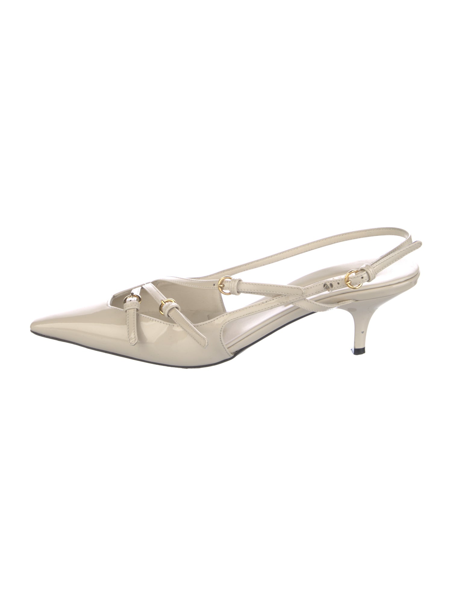Miu Miu Patent Leather Slingback Pumps