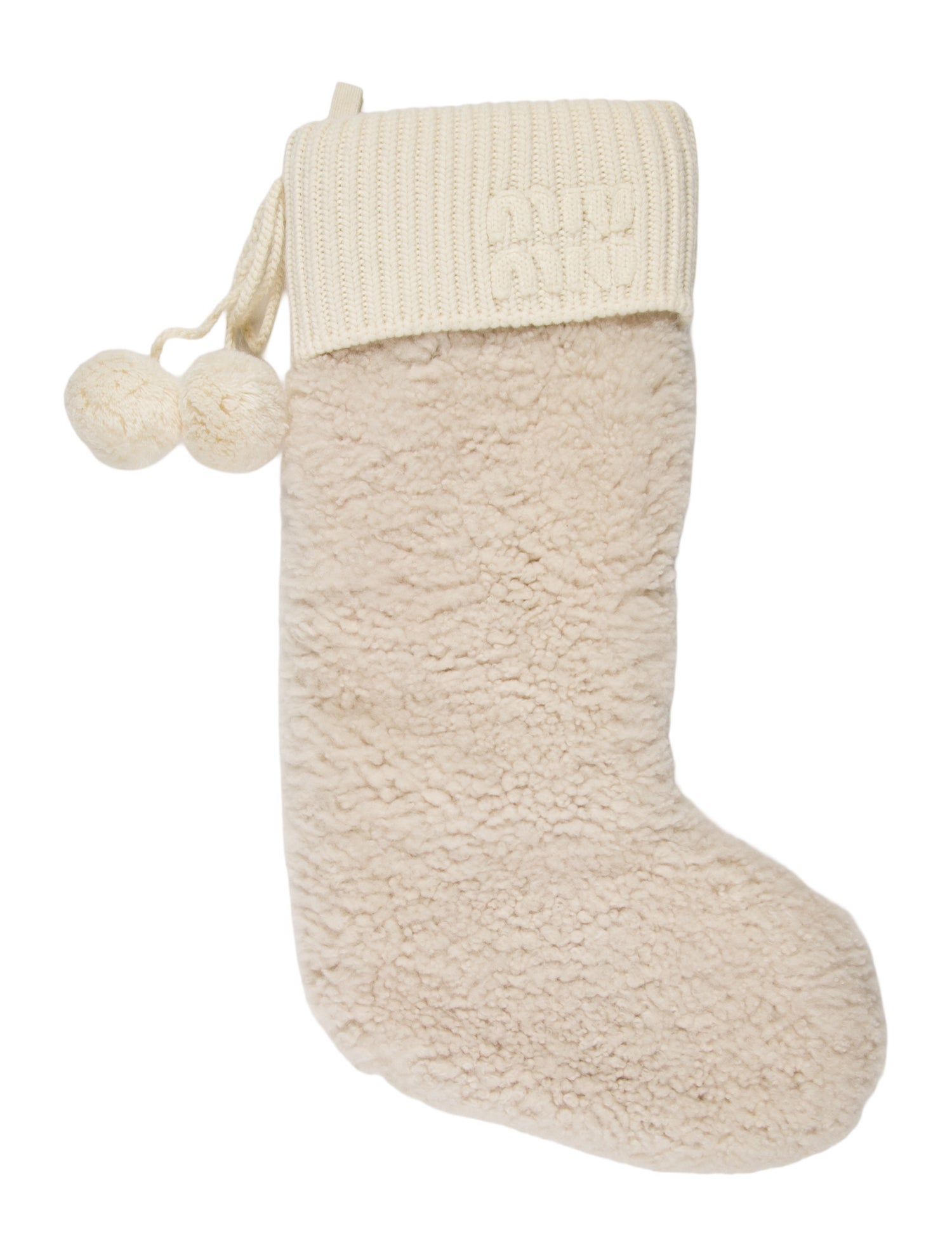 Miu Miu Shearling Stocking