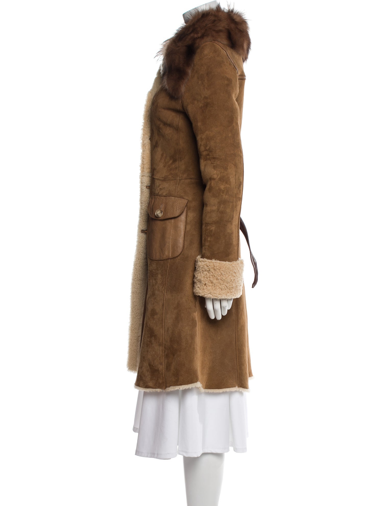 Miu Miu Vintage 2003 Faux Fur Coat