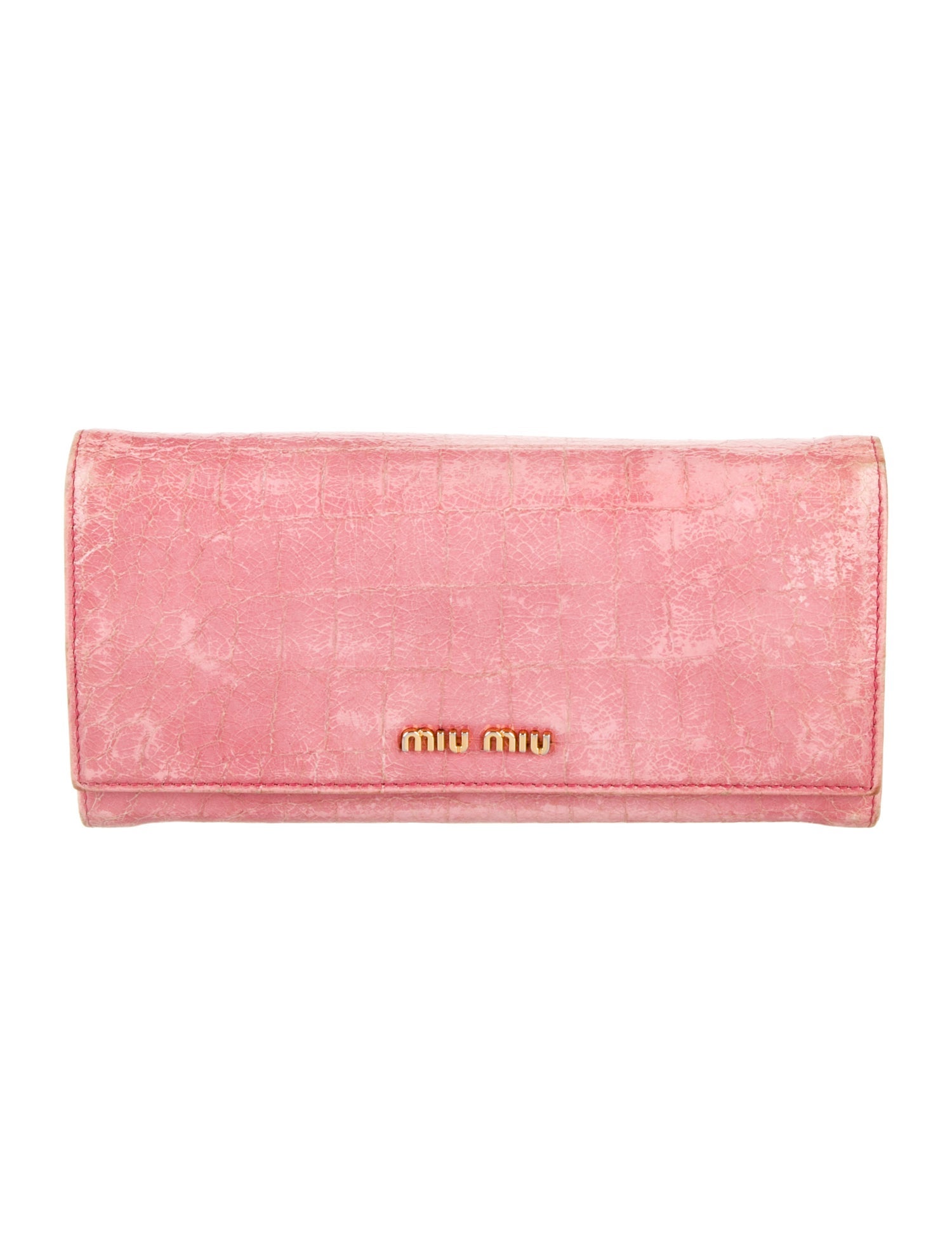 Miu Miu Leather Continental Wallet