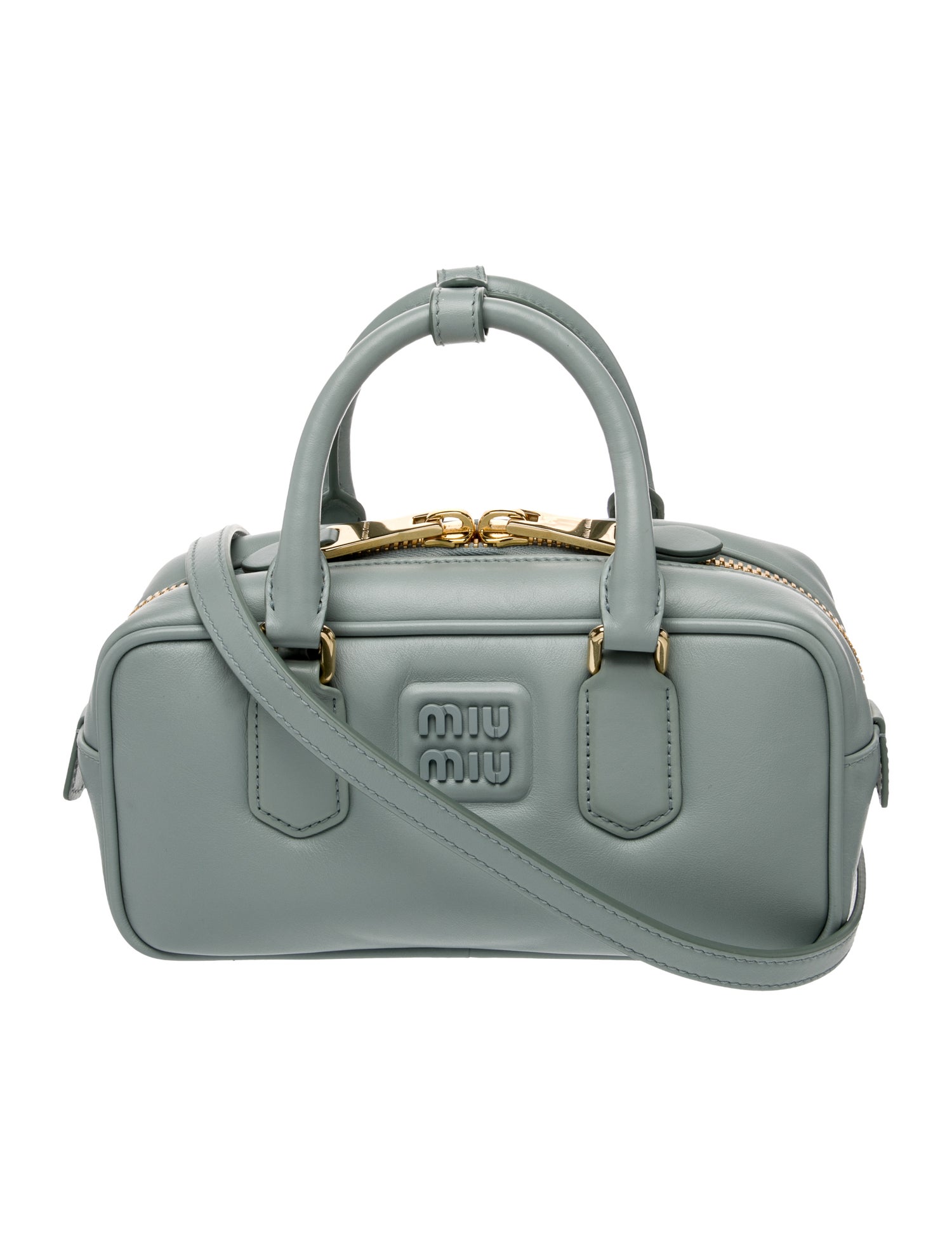 Prada Spazzolato Promenade Bag - Black Handle Bags, Handbags