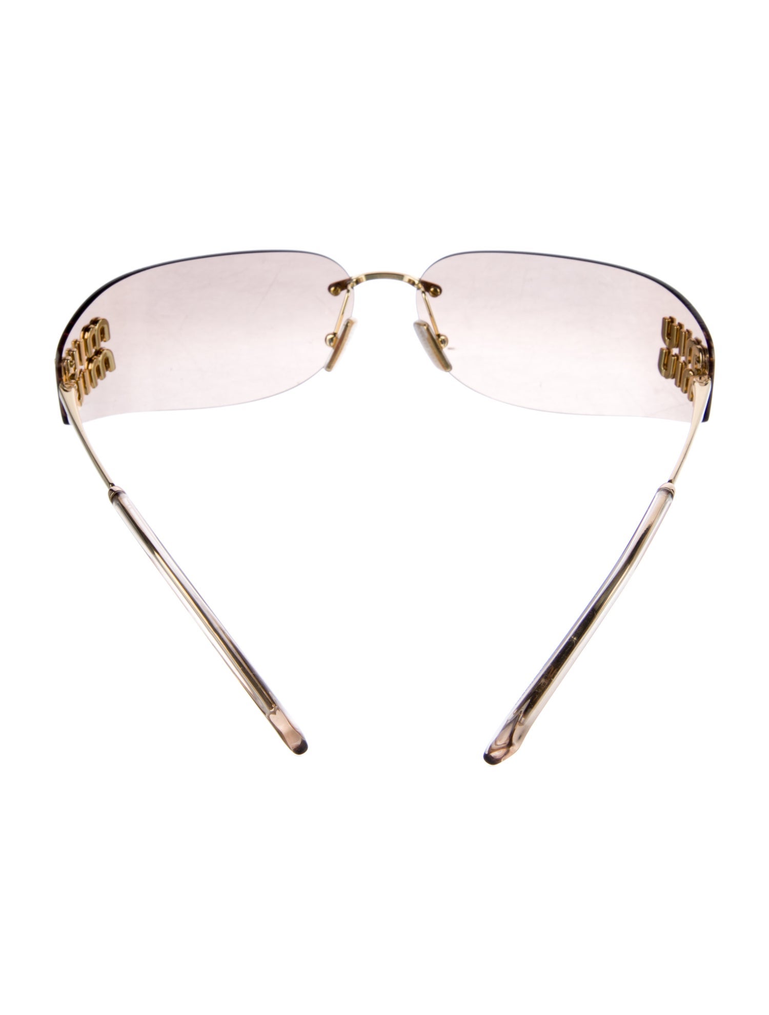 Miu Miu Shield Gradient Sunglasses
