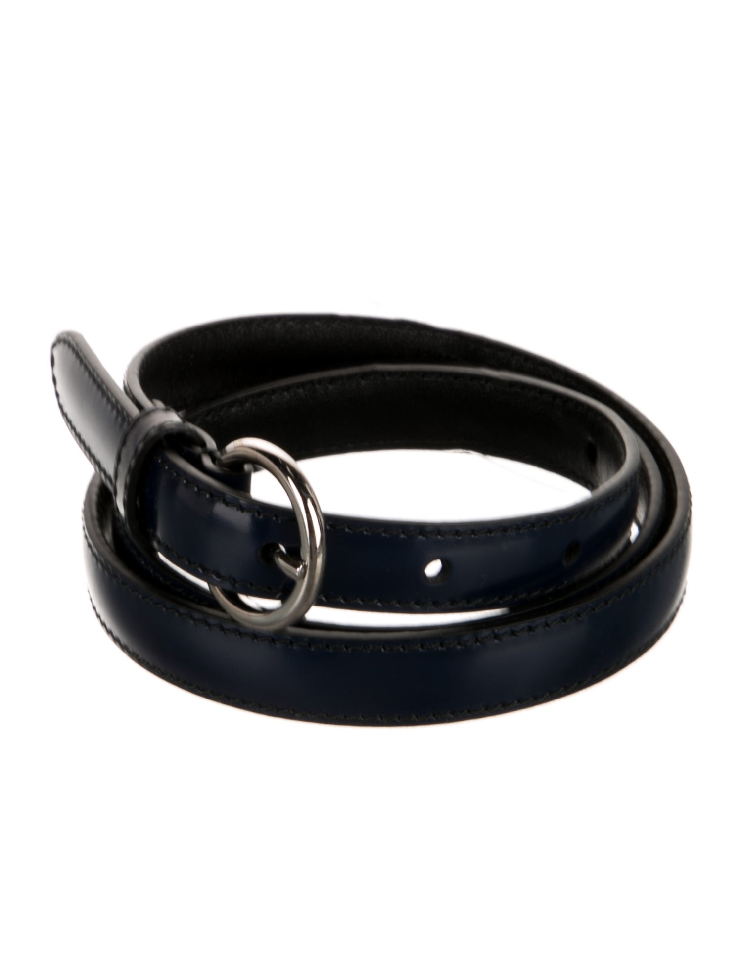Miu Miu Skinny Leather Belt