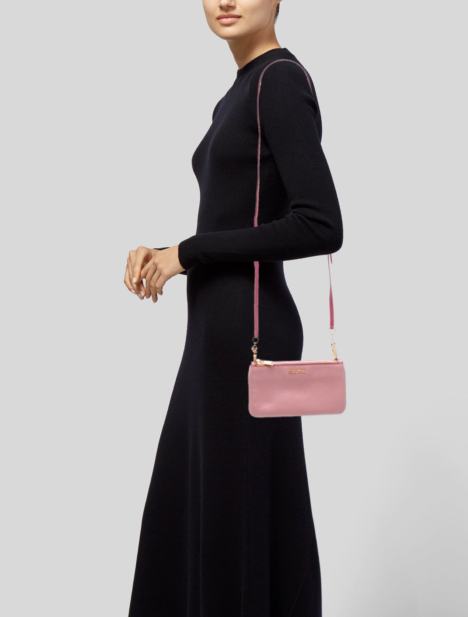 Miu Miu Goat Leather Crossbody Bag