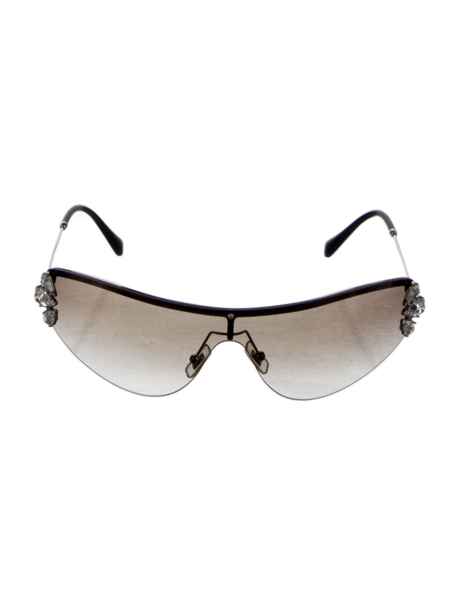 Miu Miu Shield Gradient Sunglasses