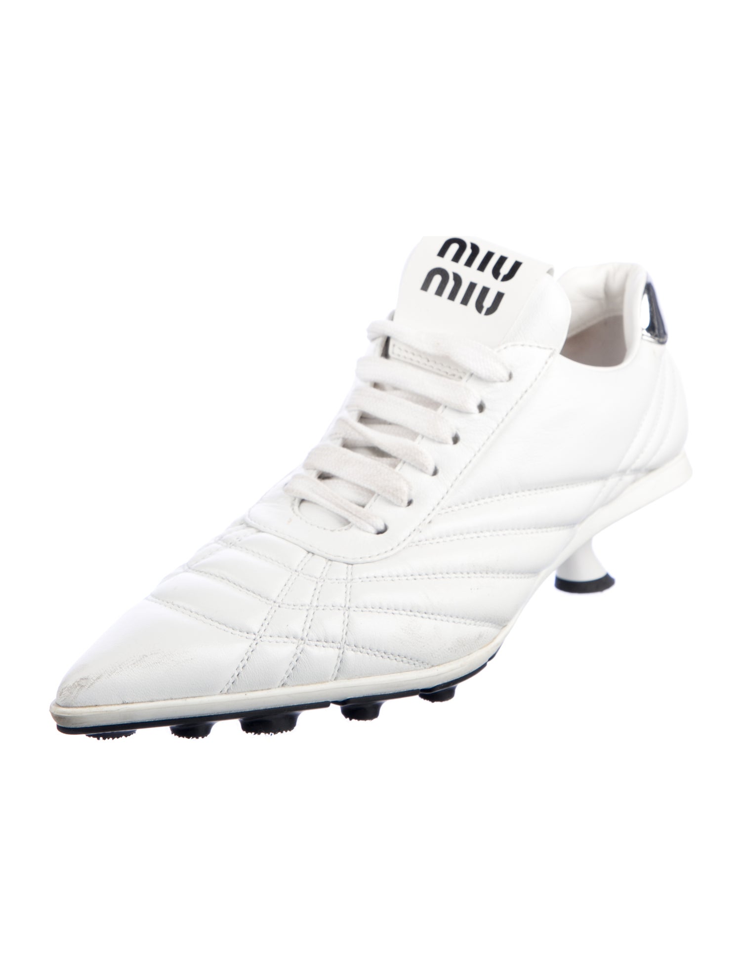 Miu Miu Leather Slingback Pumps