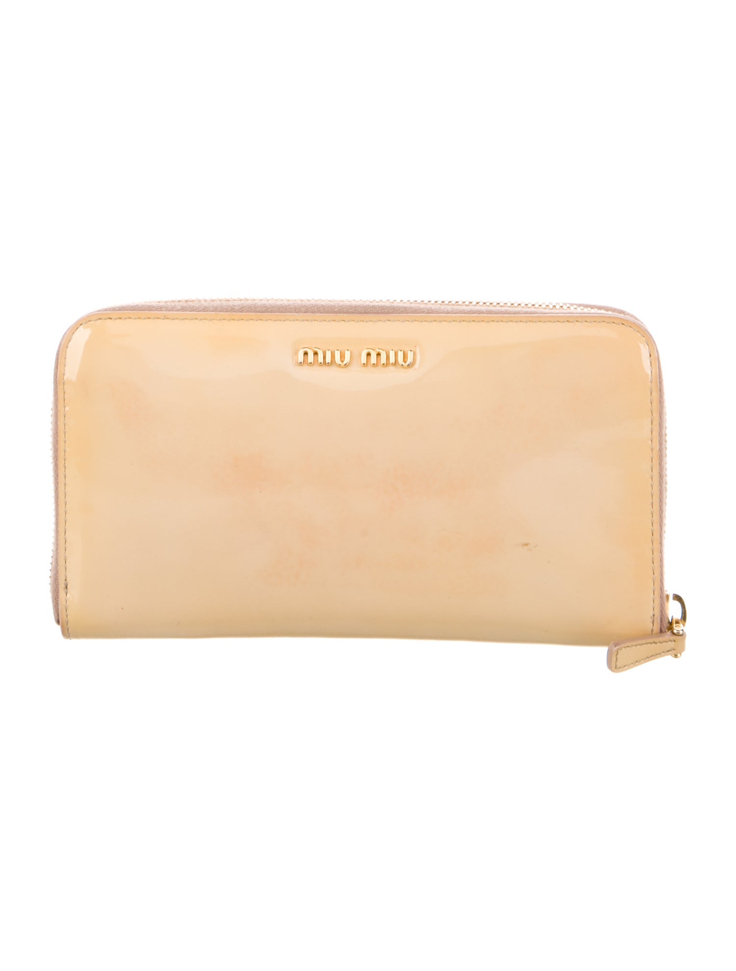 Miu Miu Patent Leather Continental Wallet