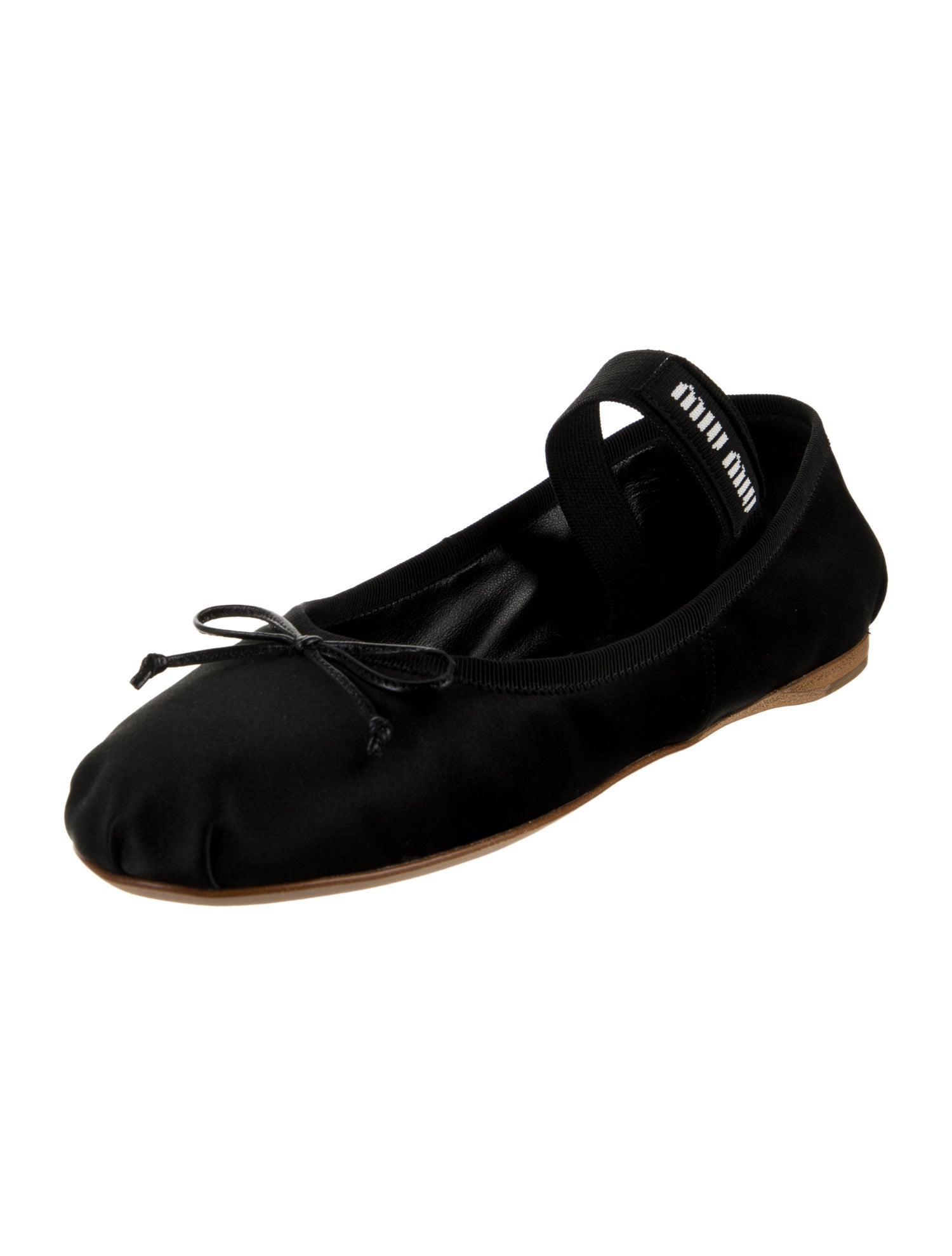 Miu Miu Bow Accents Mary Jane Flats