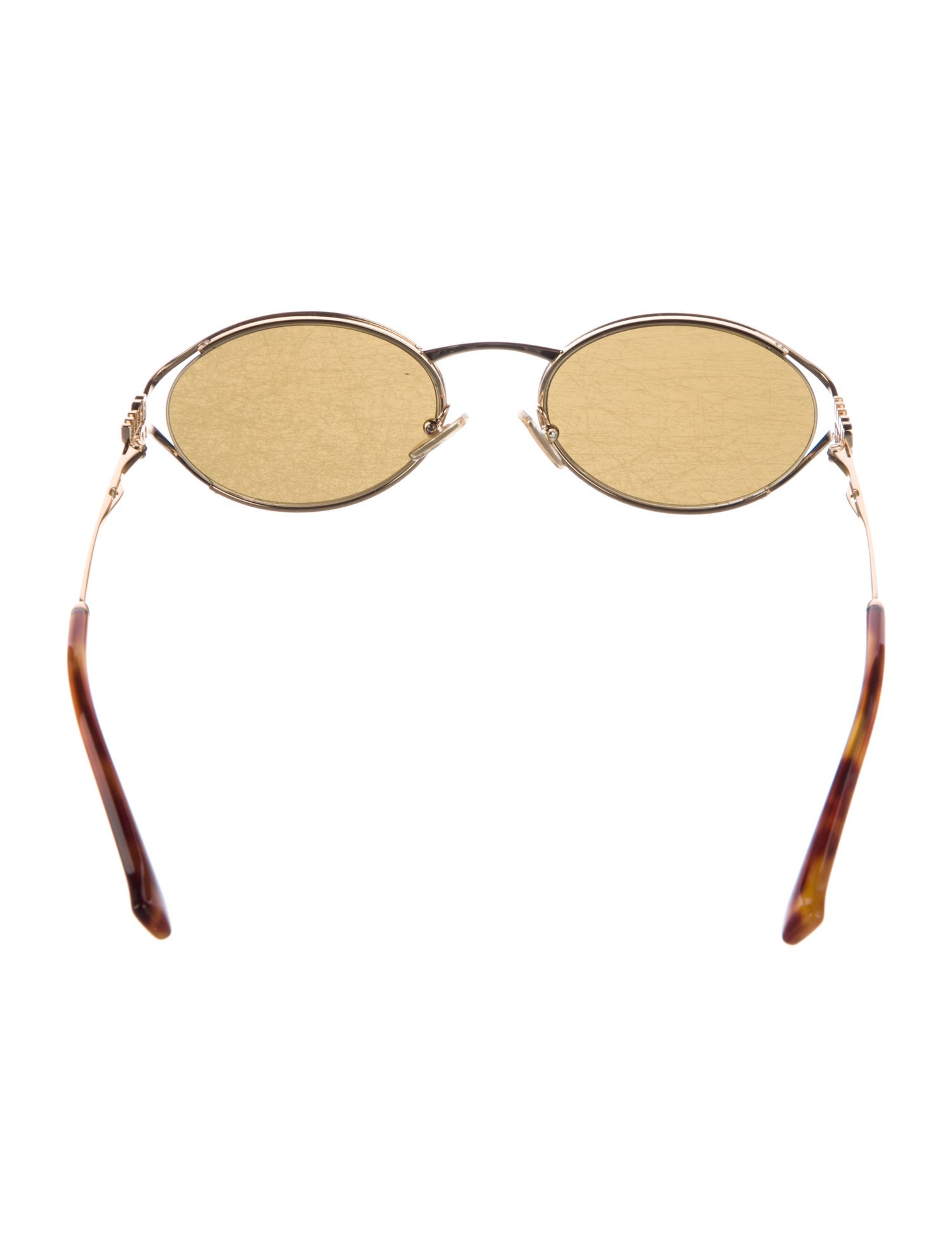Miu Miu Aviator Tinted Sunglasses