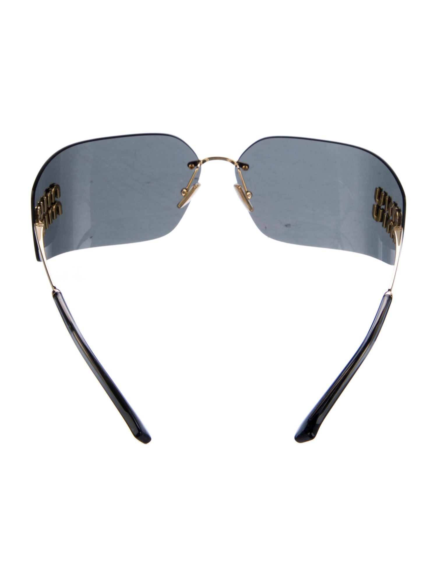 Miu Miu Oversize Tinted Sunglasses