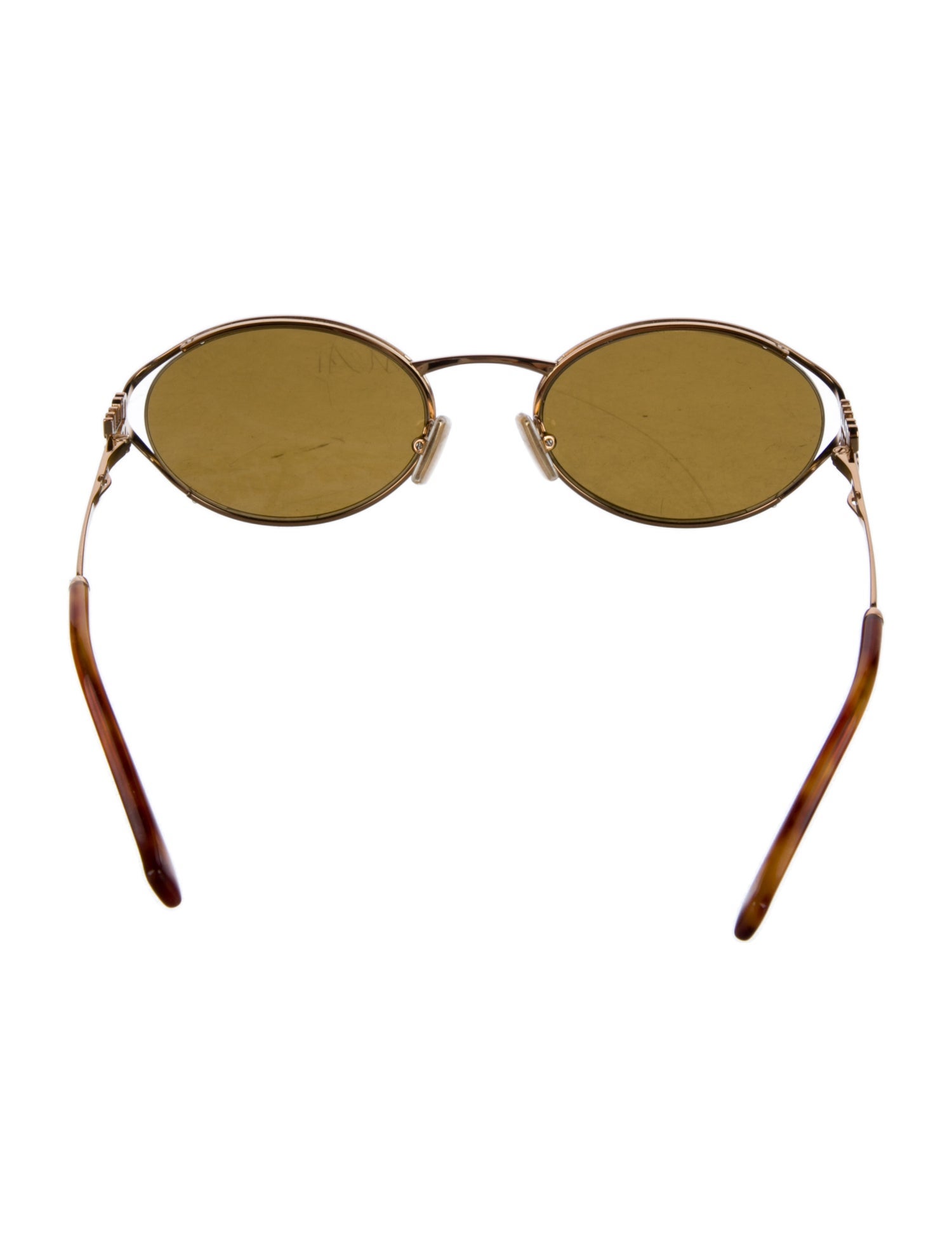 Miu Miu Round Tinted Sunglasses