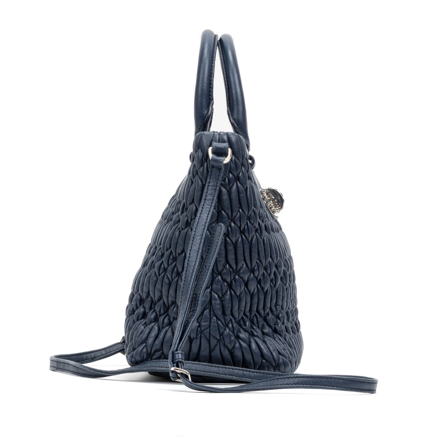 Miu Miu Leather Small Crystal Tote