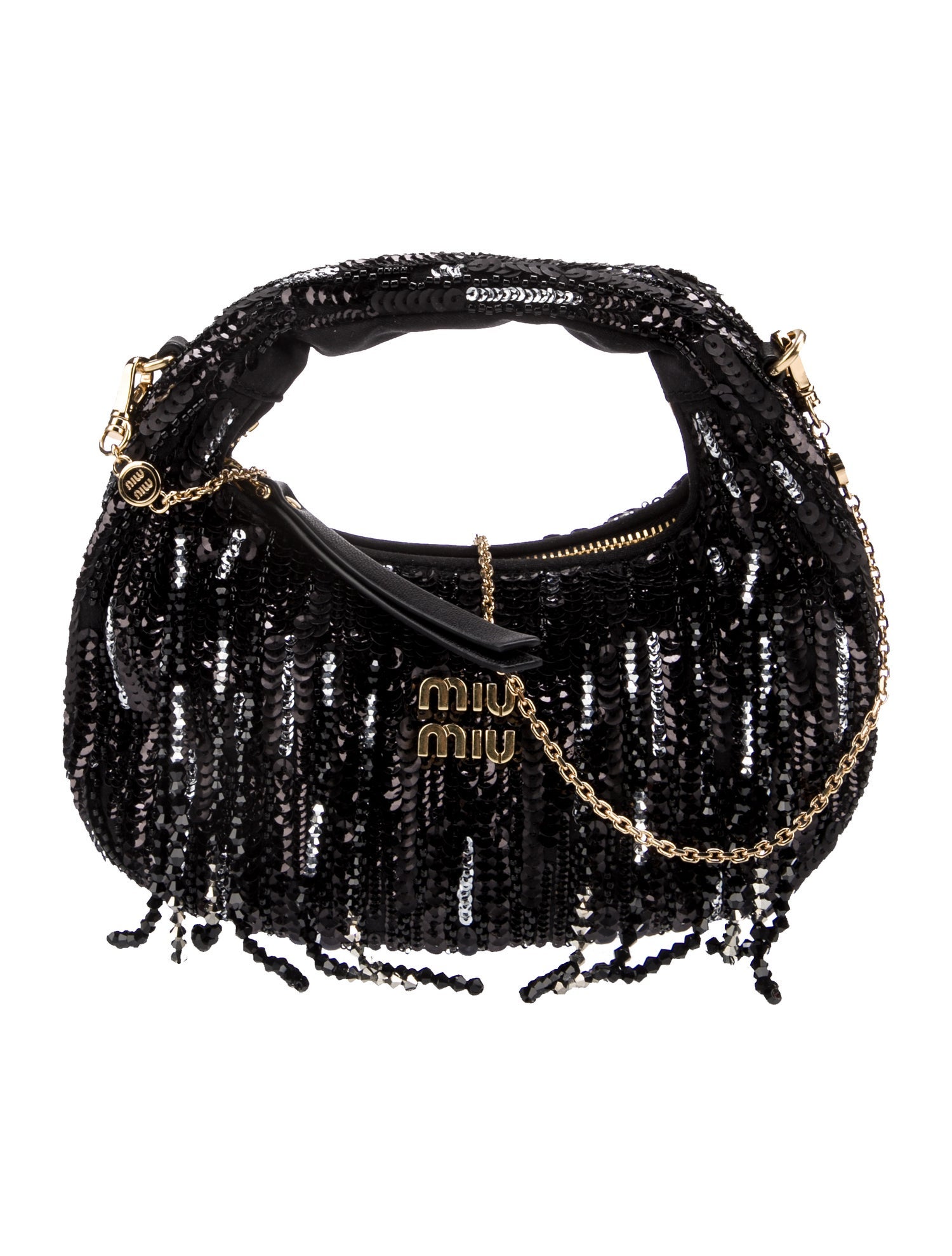 Miu Miu Satin Wander w/ Chain Mini