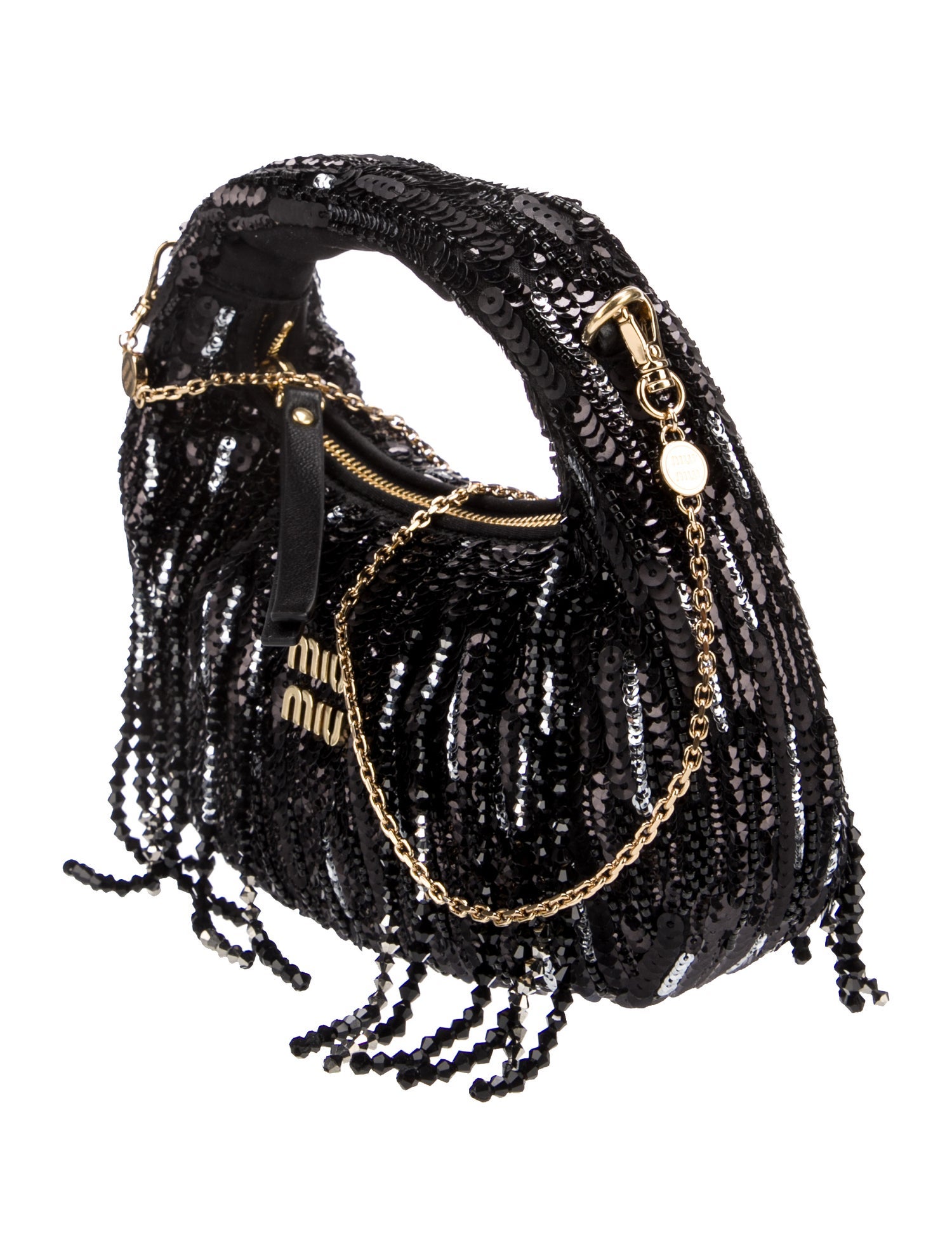 Miu Miu Satin Wander w/ Chain Mini