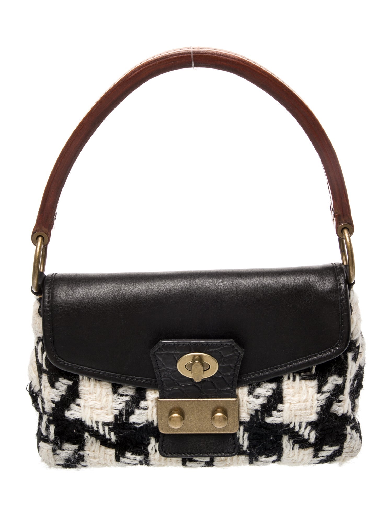 Miu Miu Wool Shoulder Bag