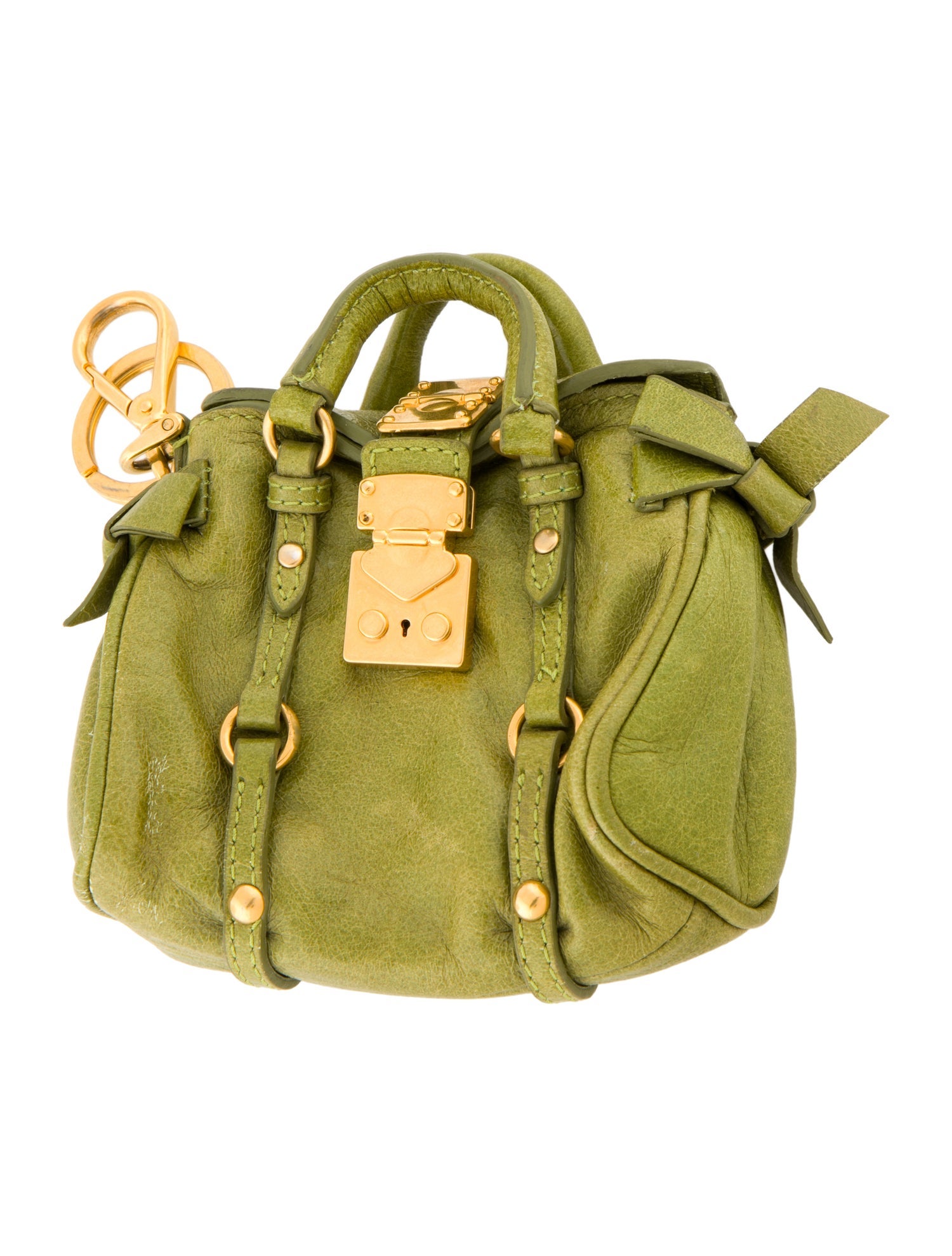 Miu Miu Women's Leather Bag Charm