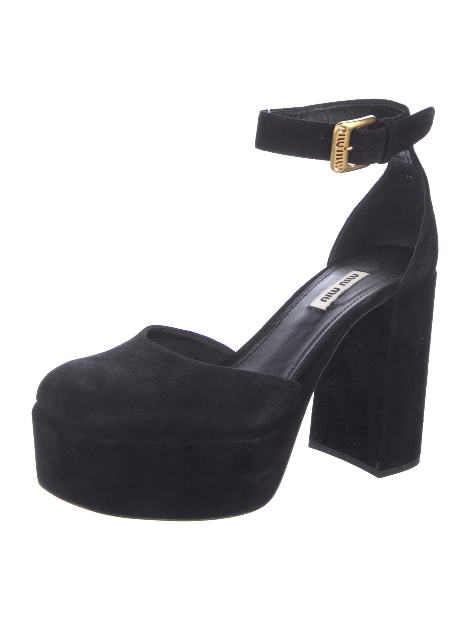 Miu Miu Suede D'Orsay Pumps