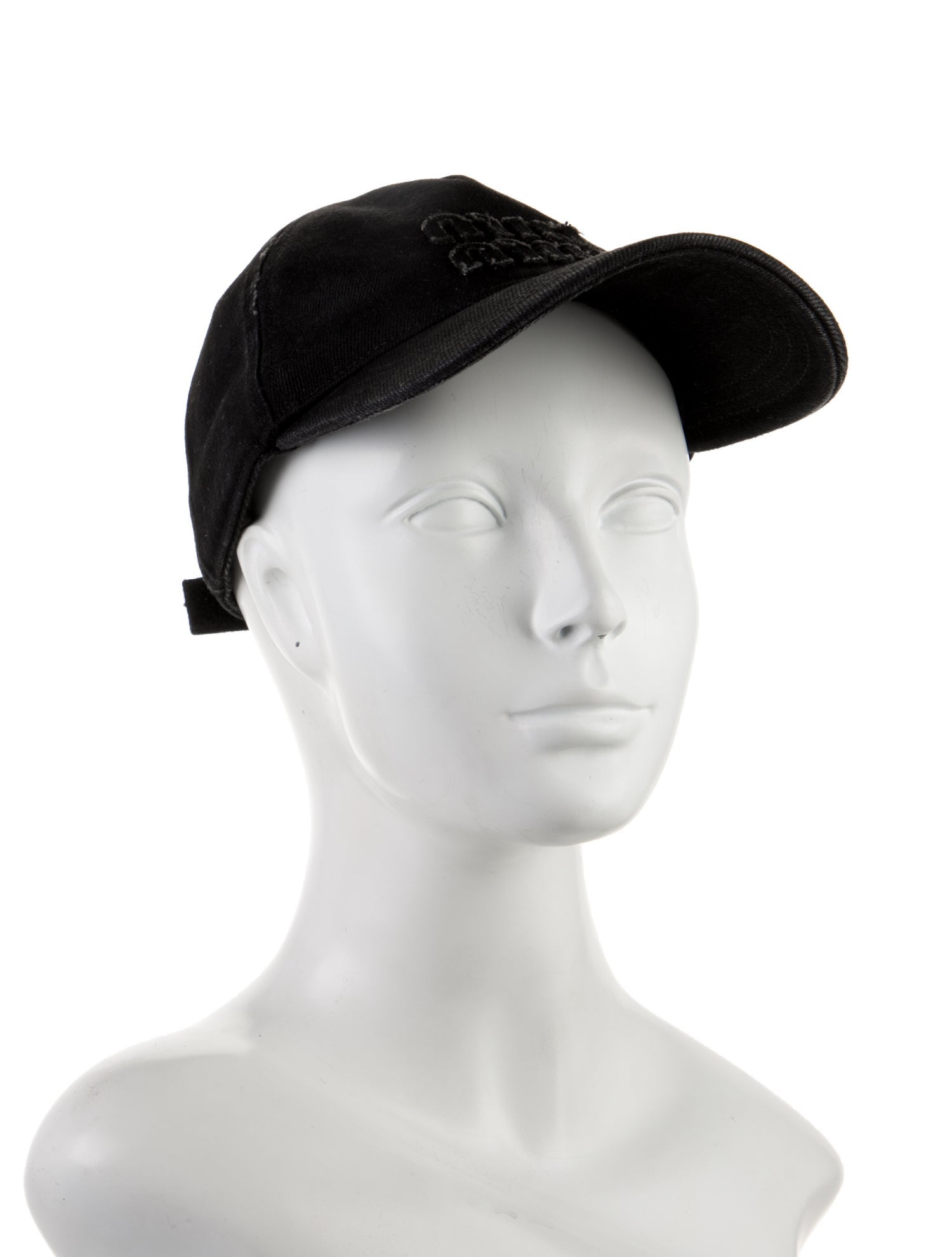 Miu Miu Distressed Logo Hat
