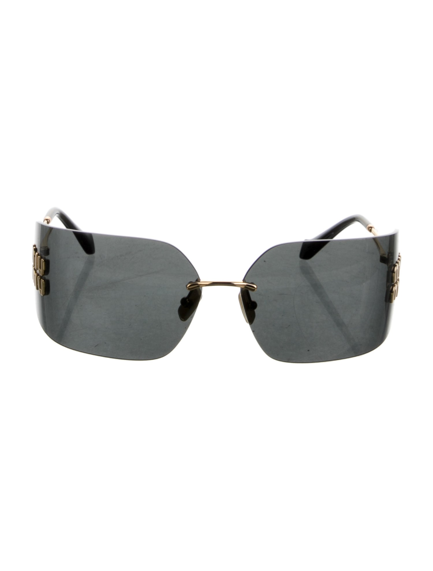 Miu Miu Oversize Tinted Sunglasses w/ Tags